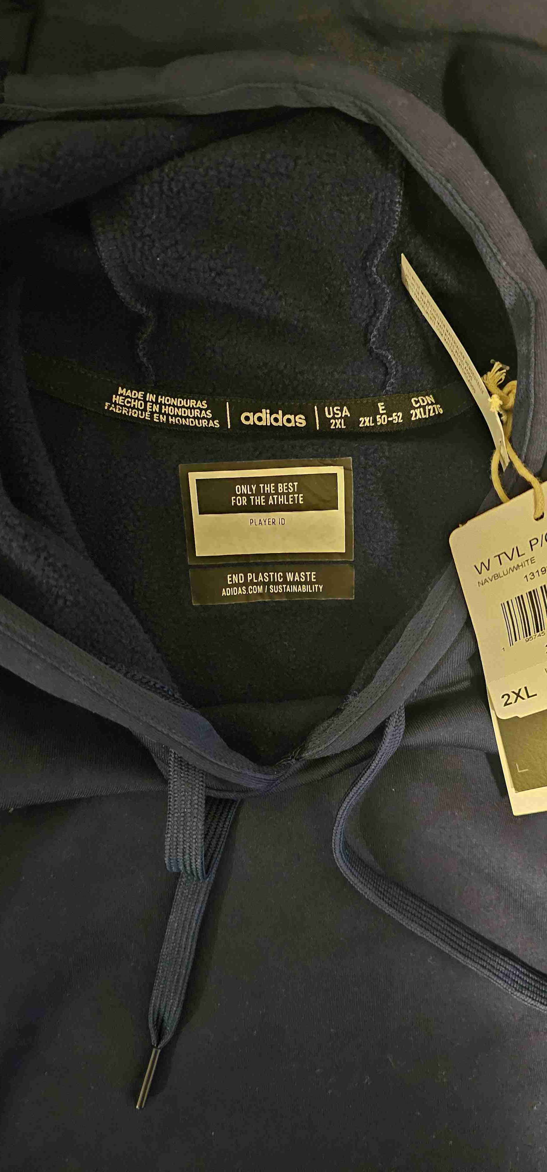 Polerón Adidas azul marino - miniatura 2