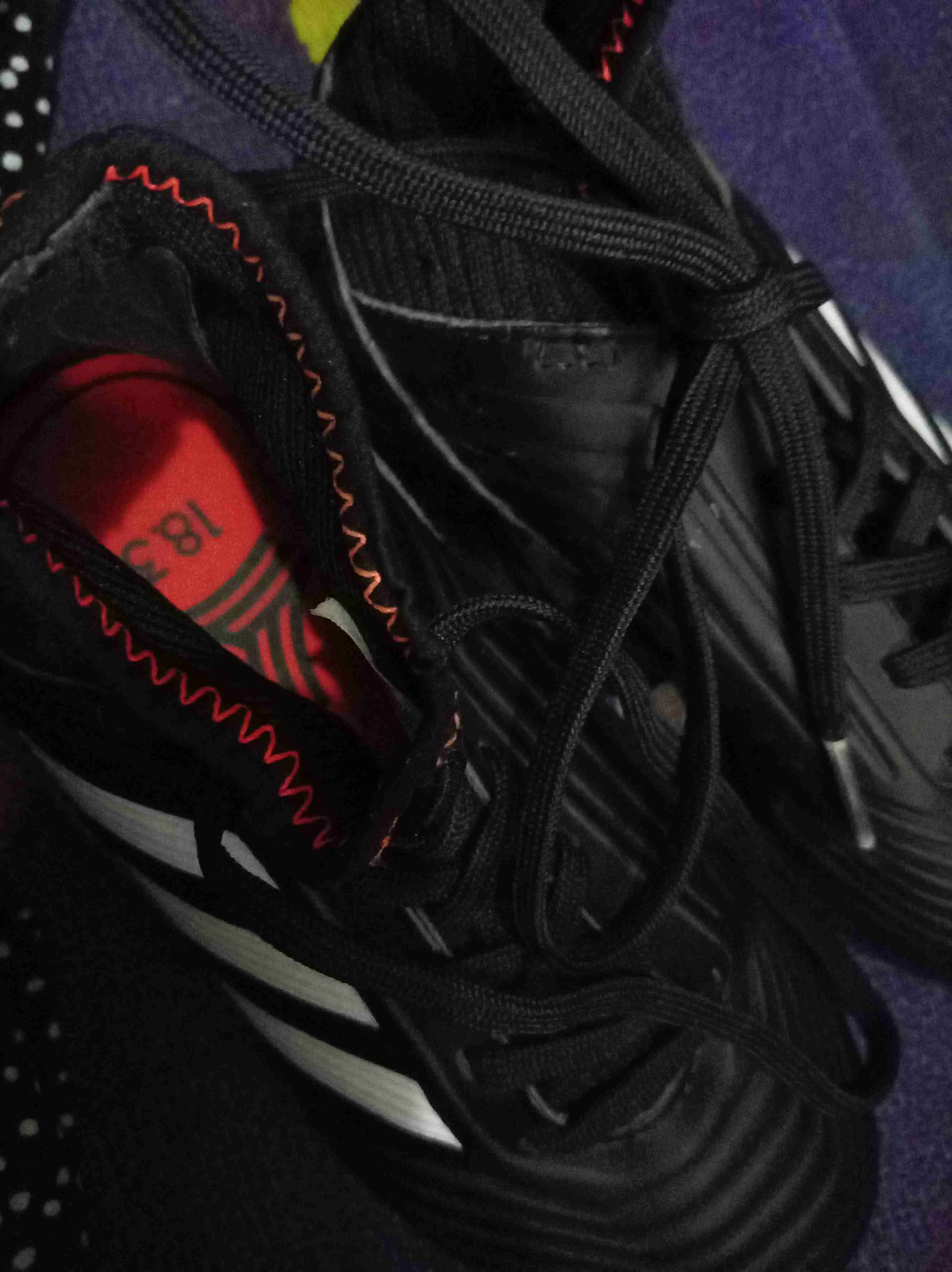 Zapatillas de fútbol Adidas negras(niño) - miniatura 5