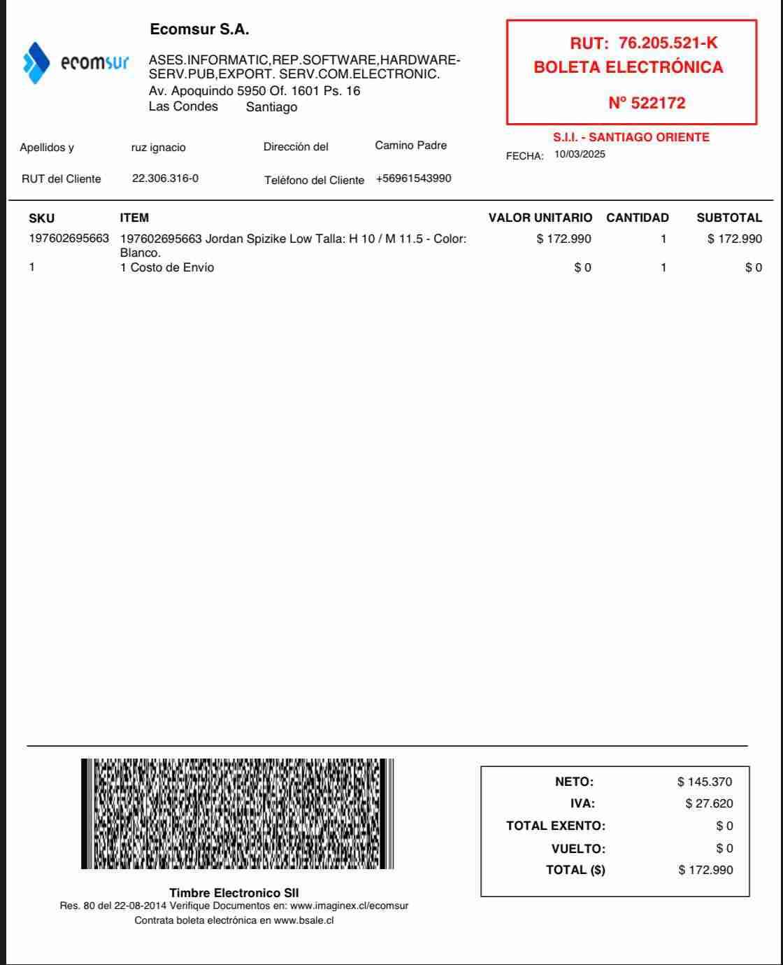 Zapatillas Spizike Low blancas originales - miniatura 6