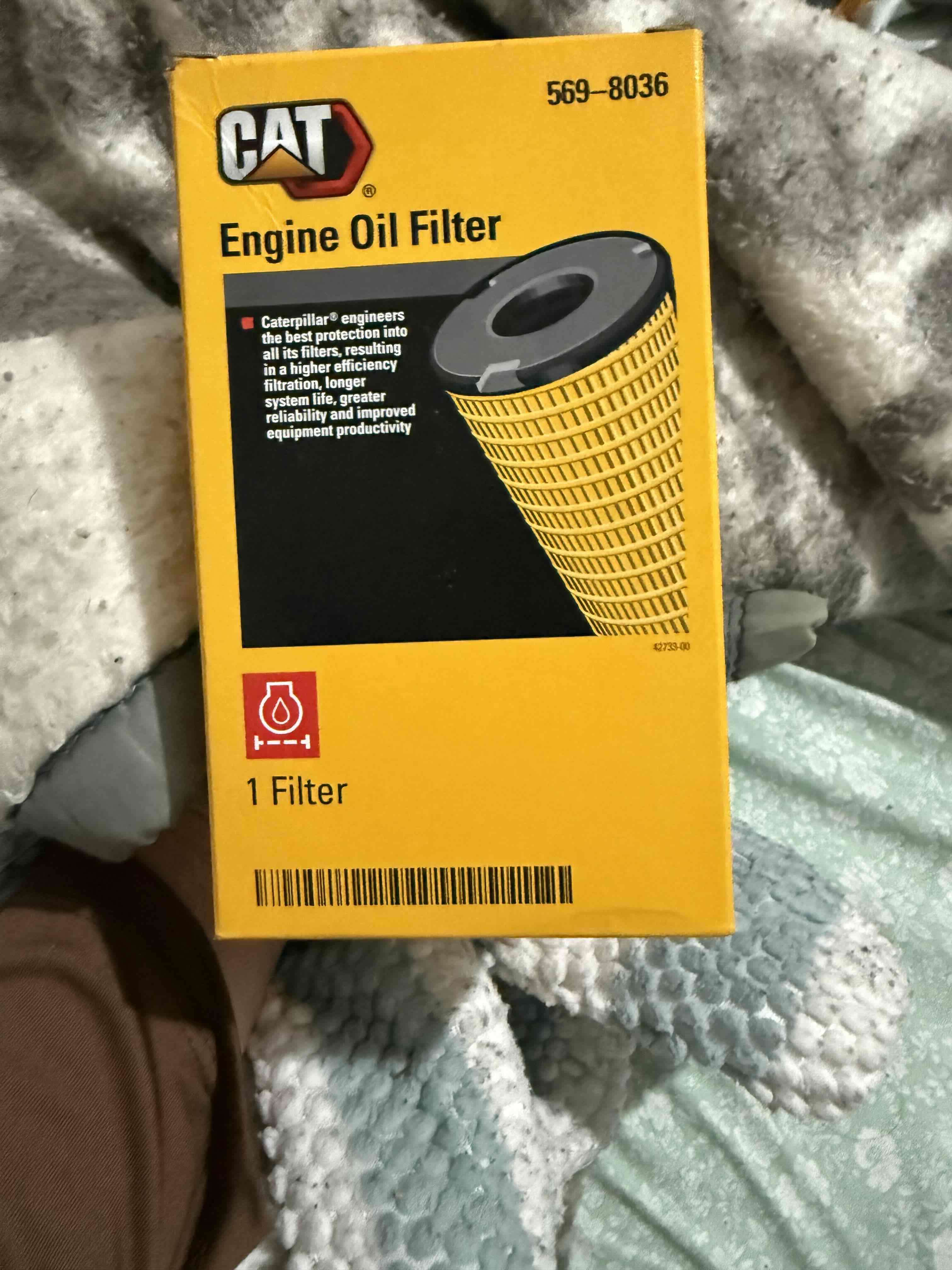 Filtro de aceite para motor CAT