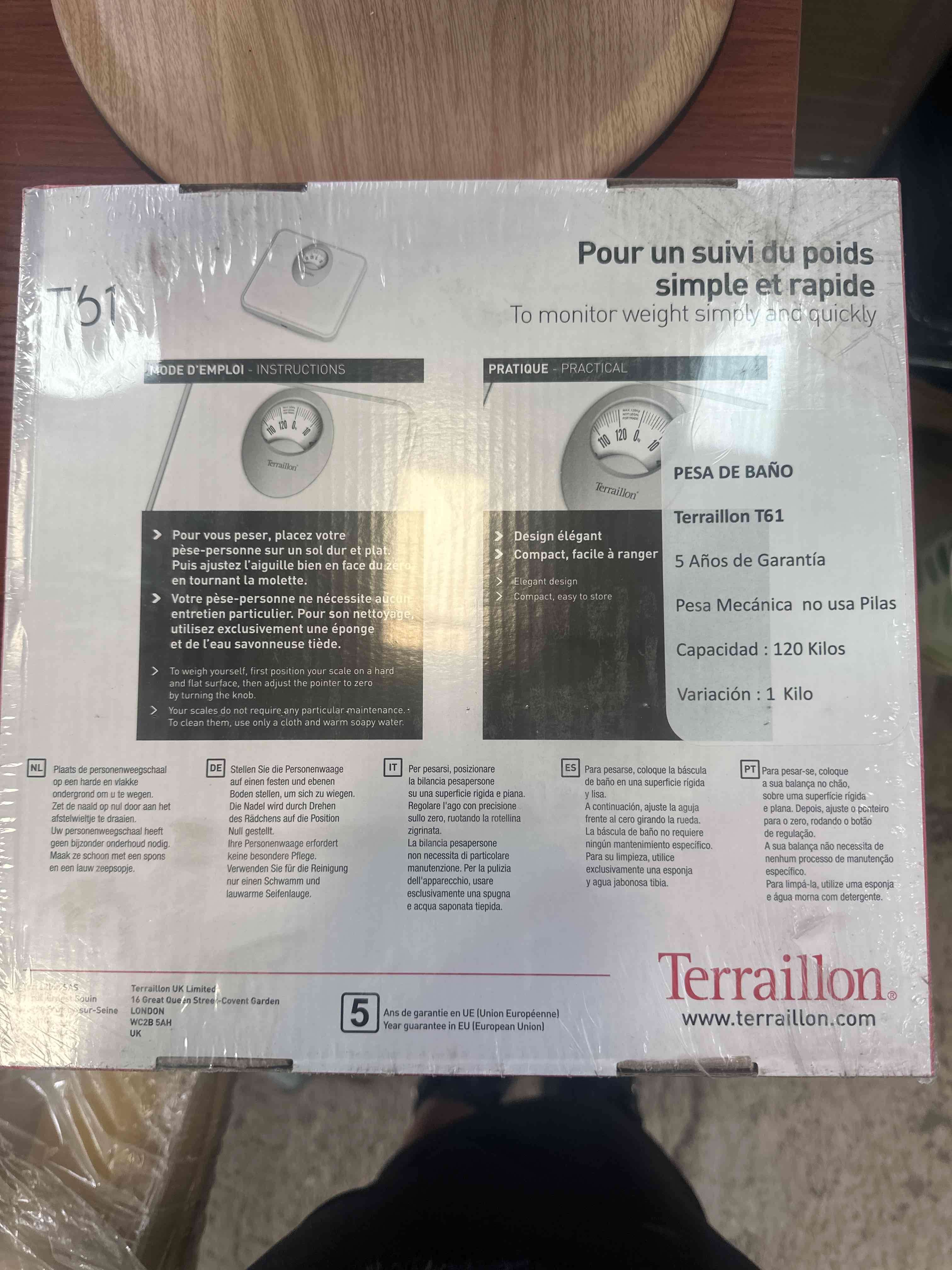 Pesa de baño Terraillon T61 - miniatura 2