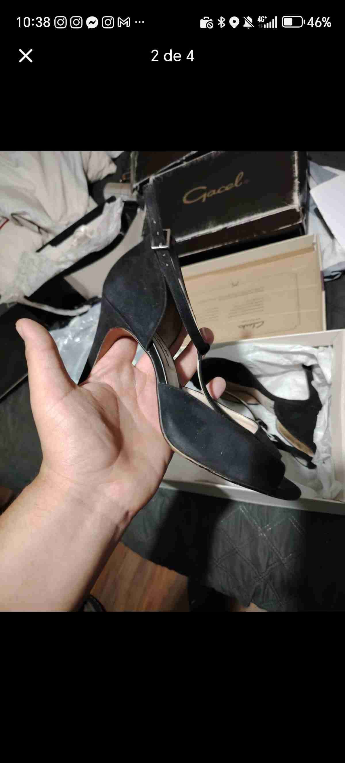 Zapatos de tacón Clarks negros - miniatura 2