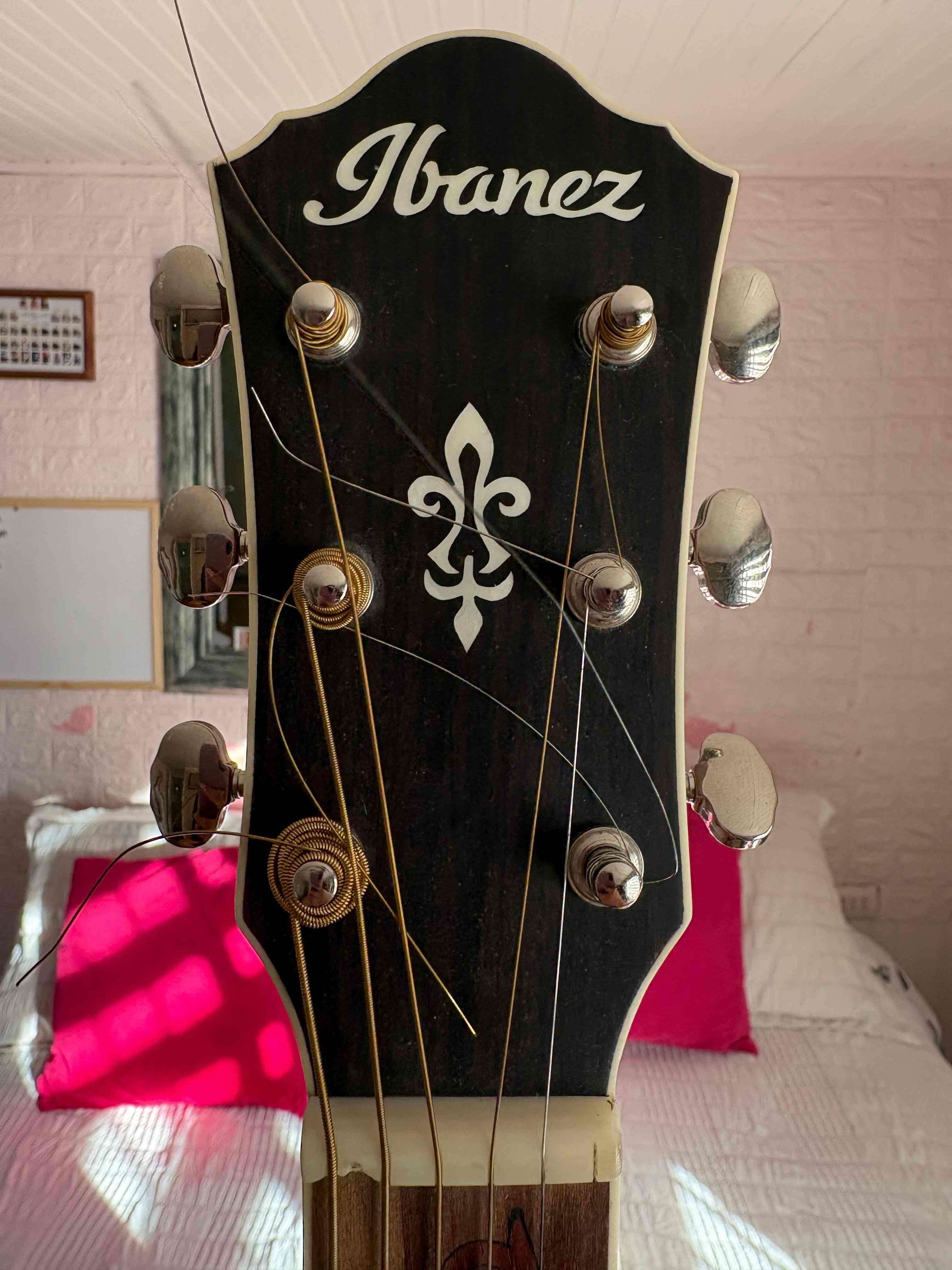 Guitarra acústica con funda y correa Ibáñez - miniatura 5