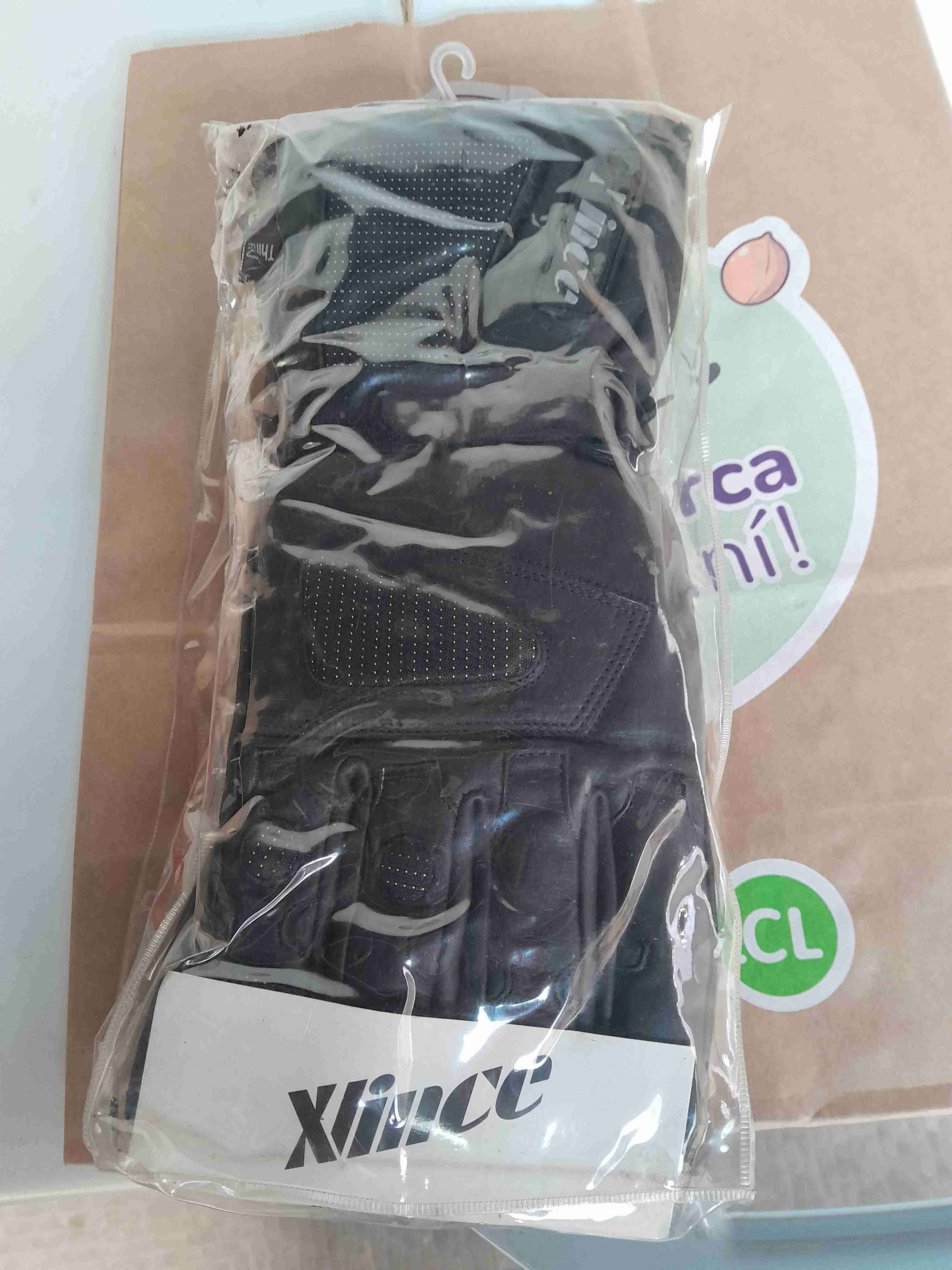 Guantes de motociclismo rojos - 2