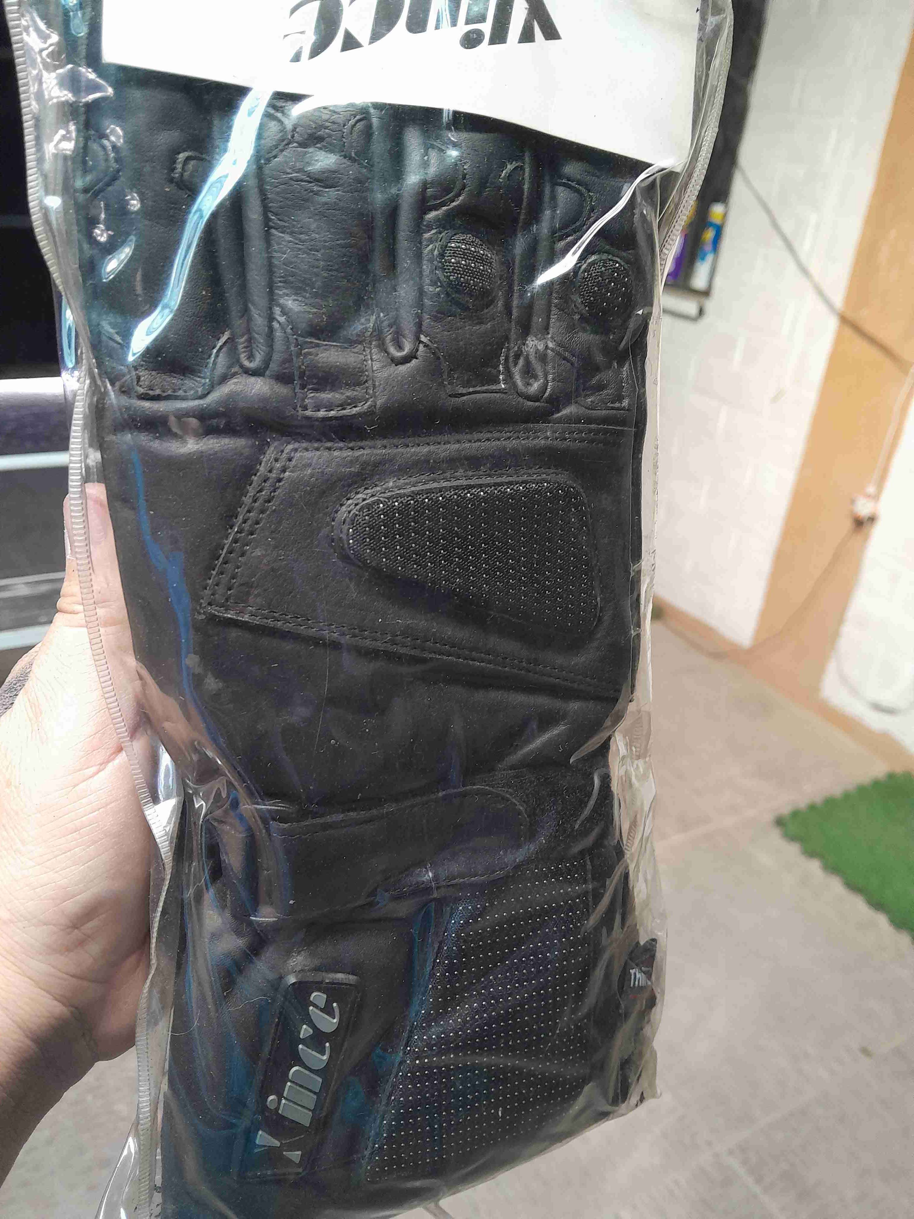 Guantes de motociclismo rojos - 4