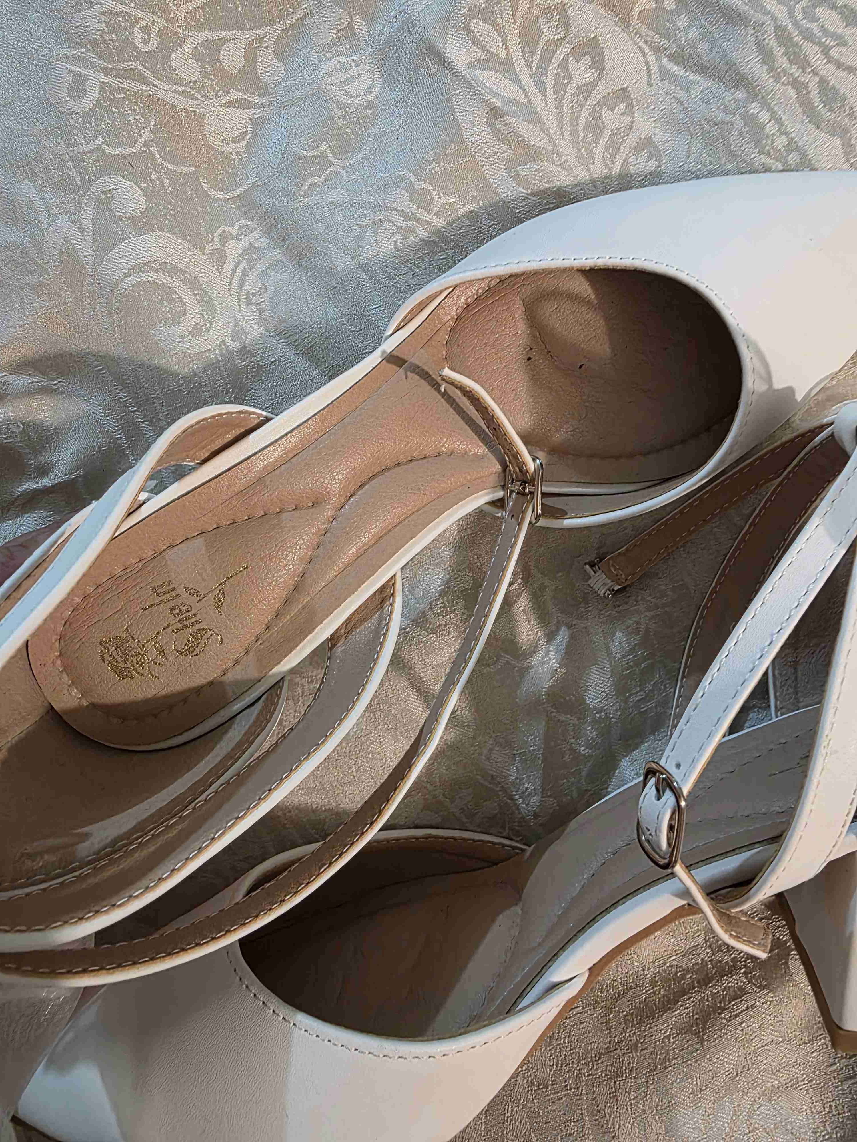 Zapatos de tacón blancos (novia) - miniatura 3