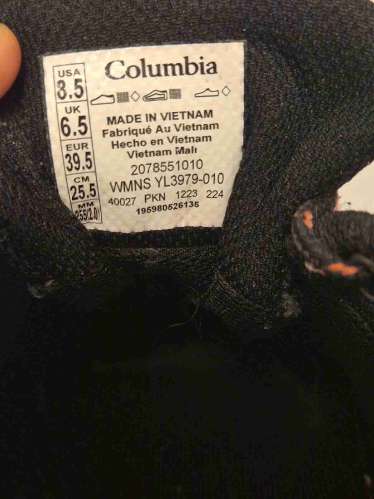 Zapatillas trekking Columbia negras - miniatura 3