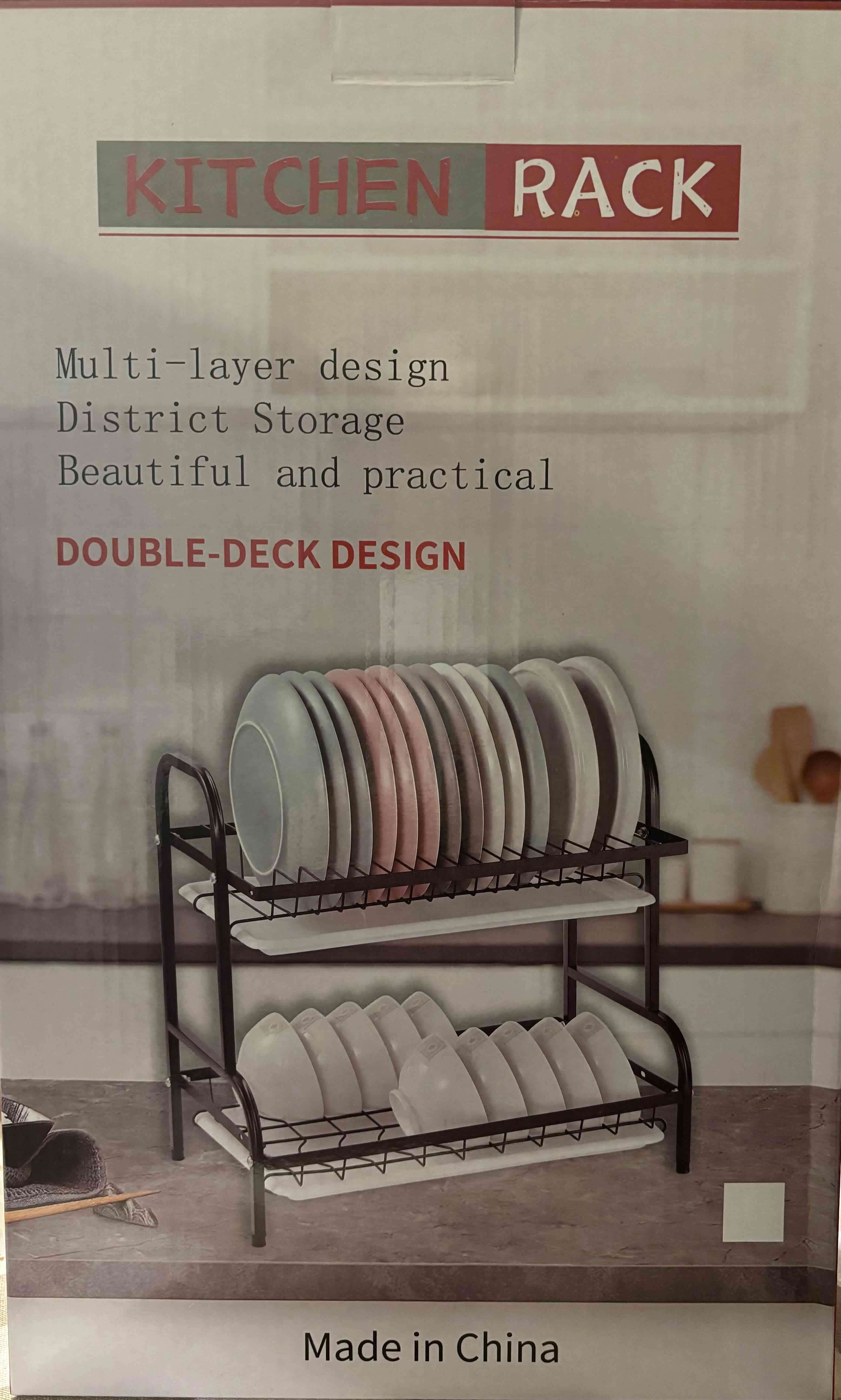 Escurridor de platos doble nivel