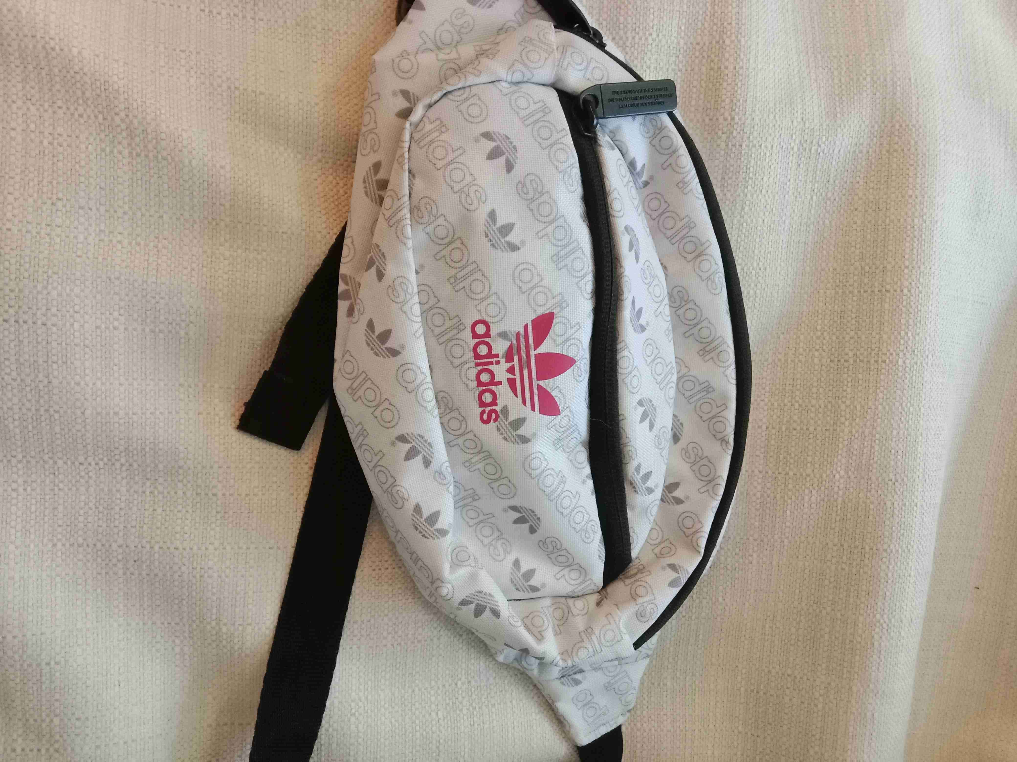 Banano Adidas blanco y negro - miniatura 2