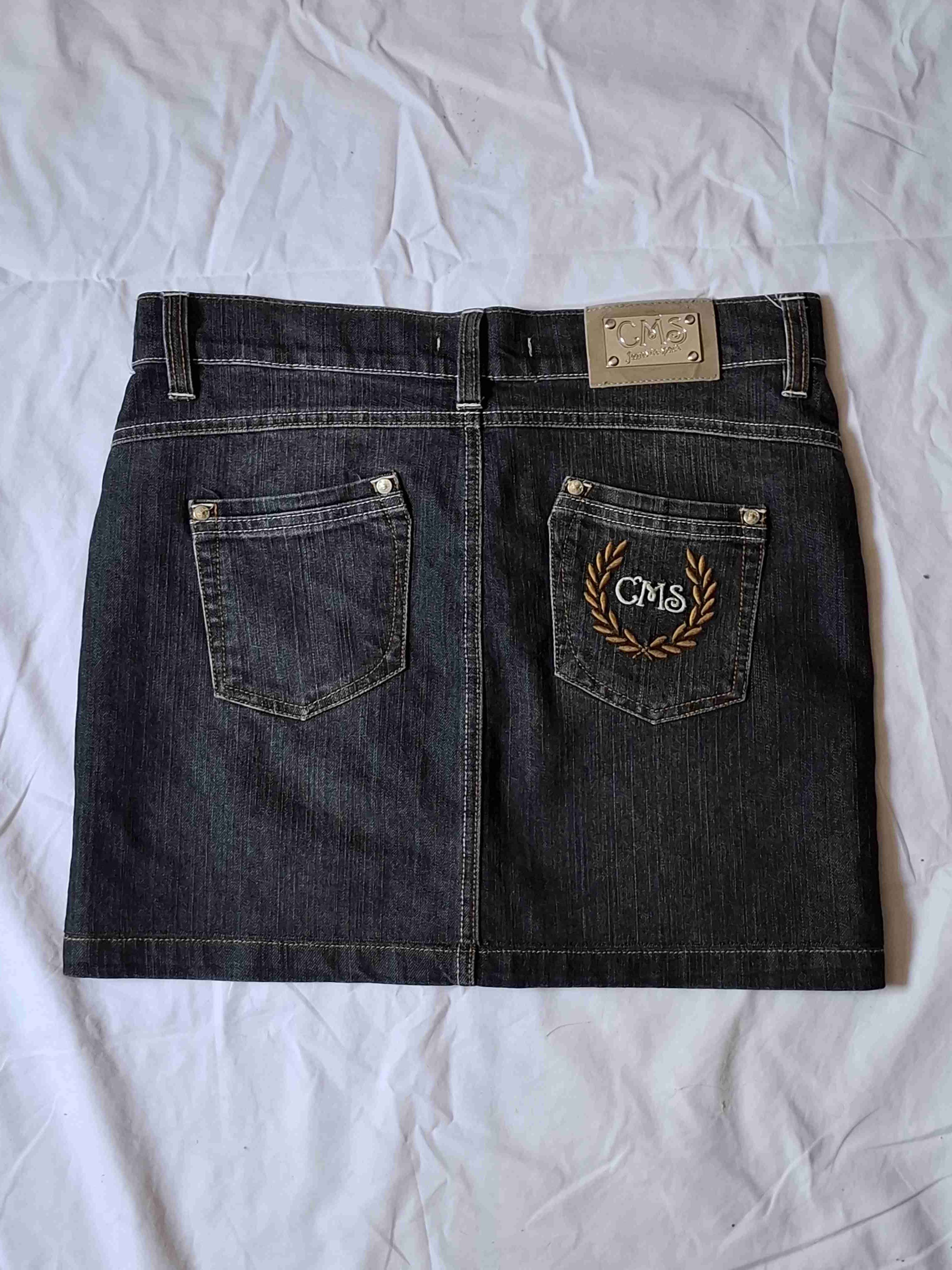 Falda de mezclilla negra - miniatura 2