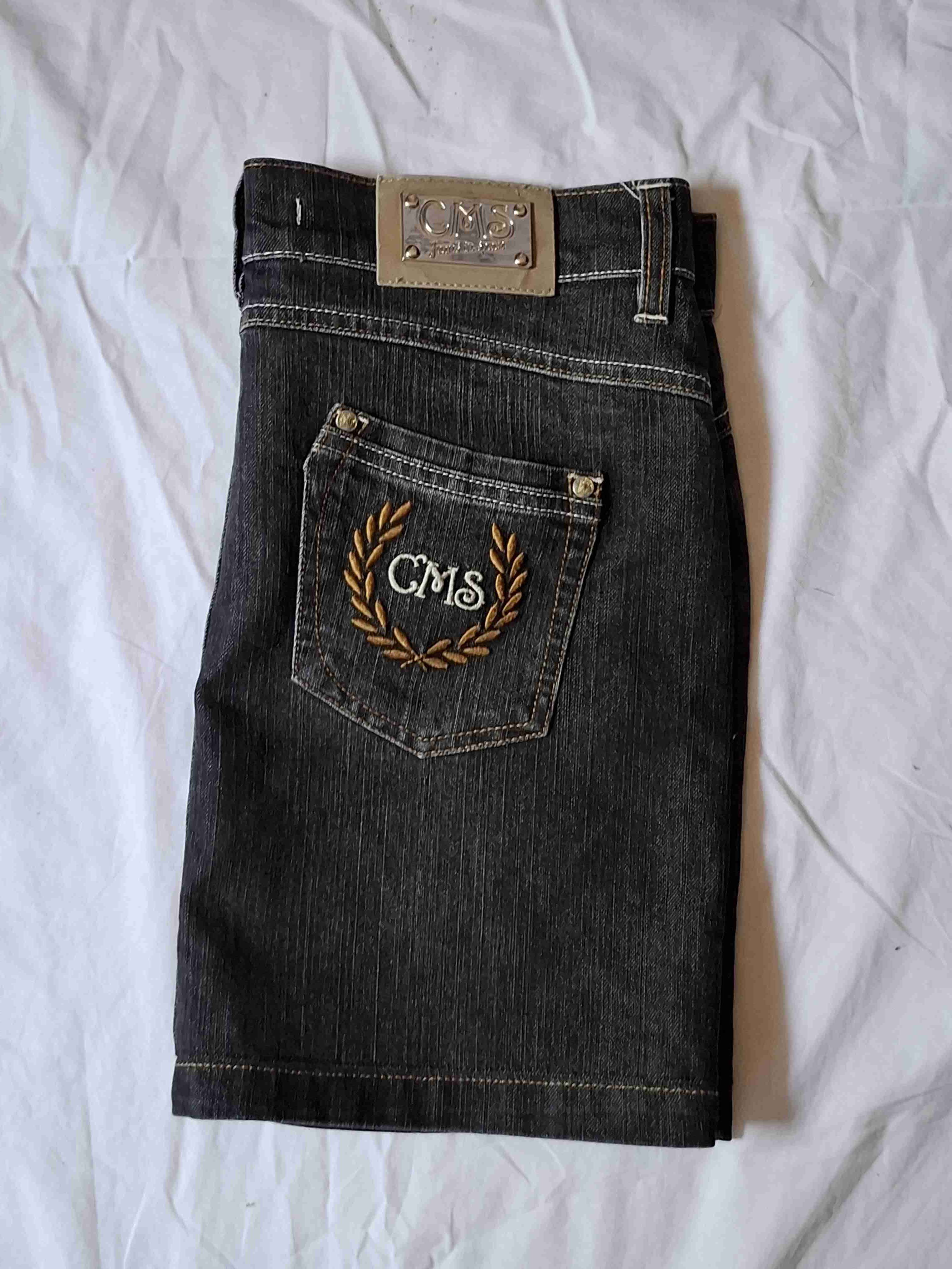 Falda de mezclilla negra - miniatura 3