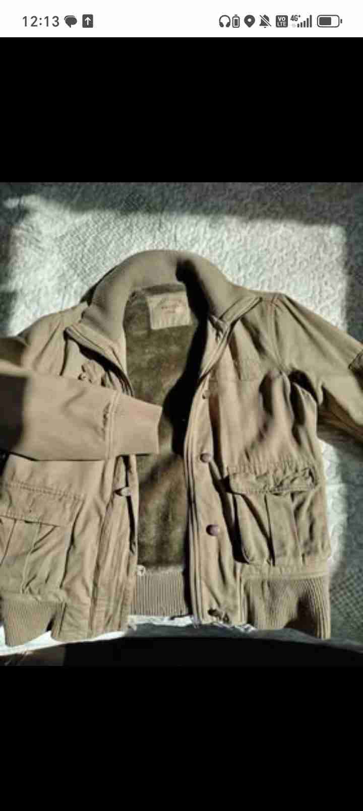 Chaqueta marrón de invierno