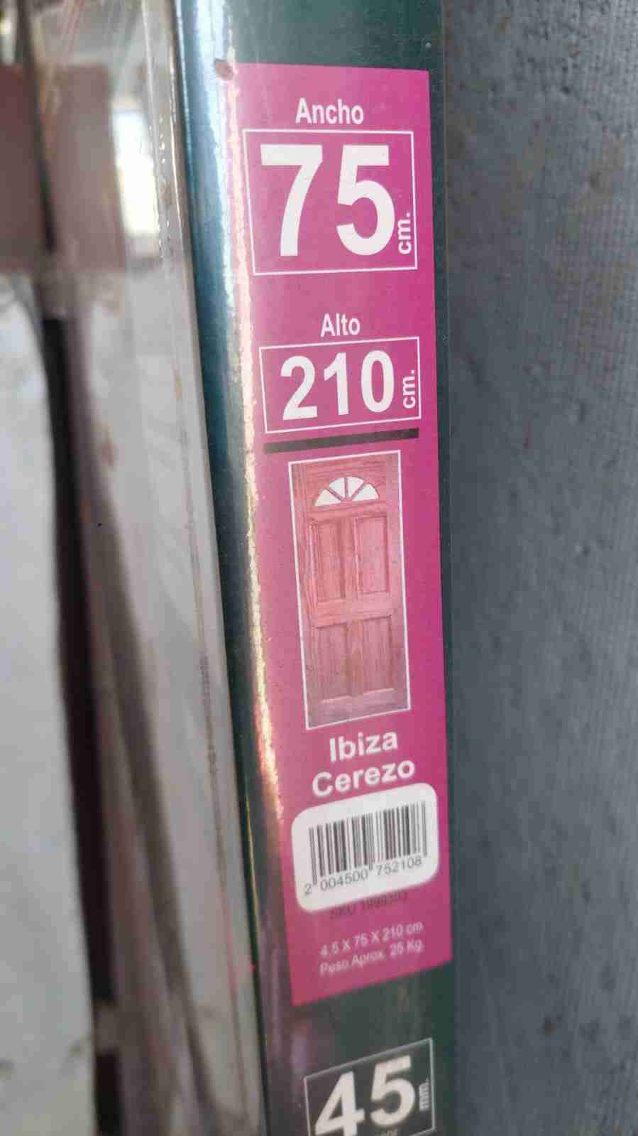 Puerta madera Nueva 75x210 - 2