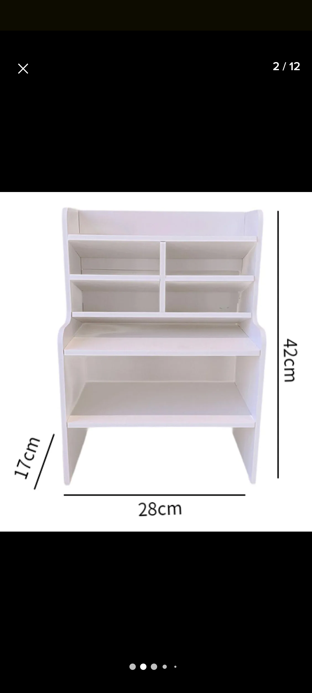 Organizador de escritorio blanco - 2