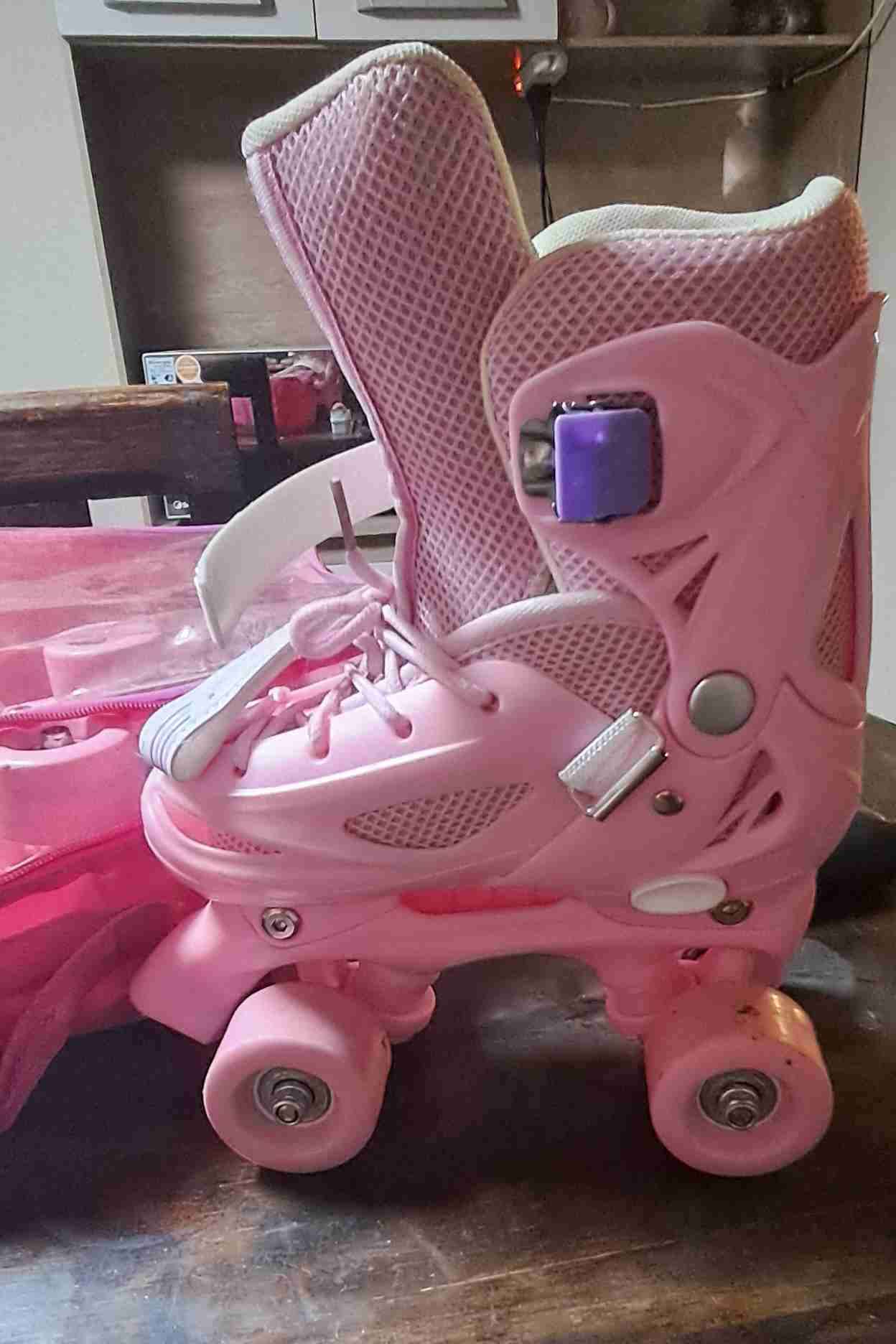 Patines rosados ajustables