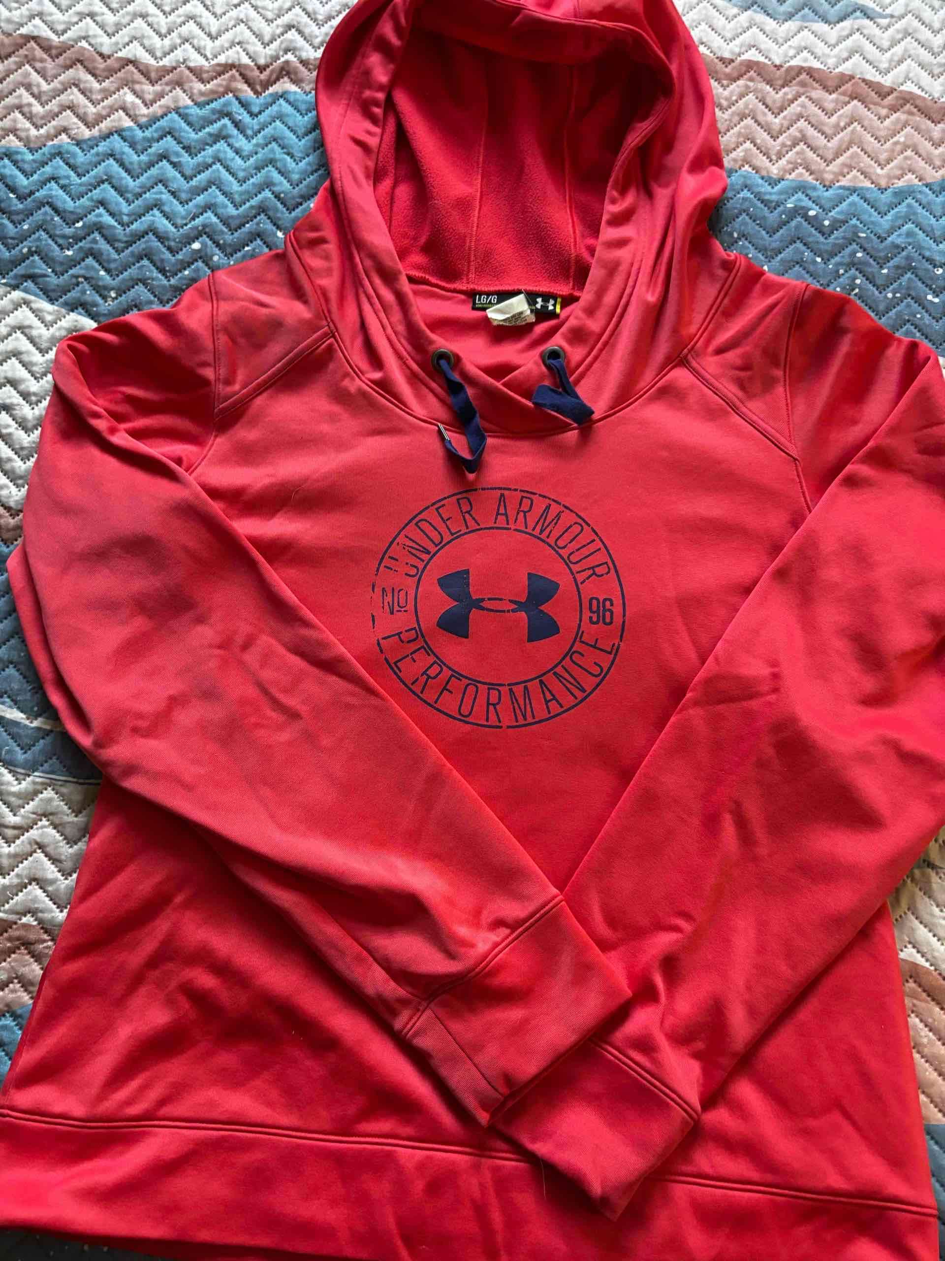 Polerón rojo Under Armour - miniatura 2