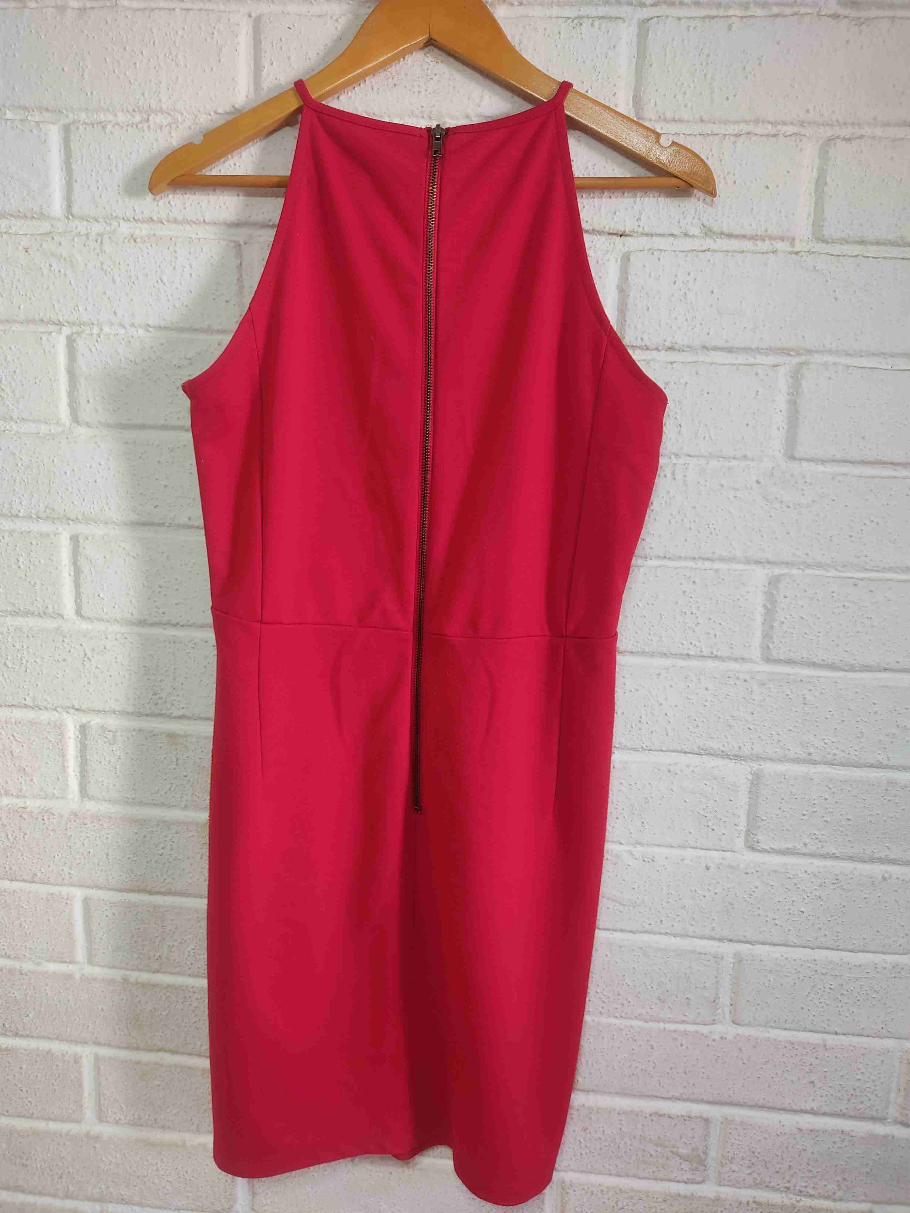 Vestido rojo sin mangas talla M - miniatura 2