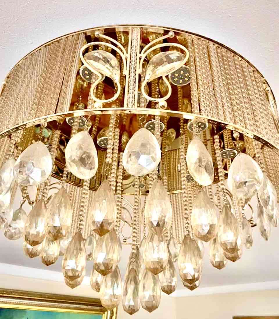 Lámpara de techo de cristal elegante - 2
