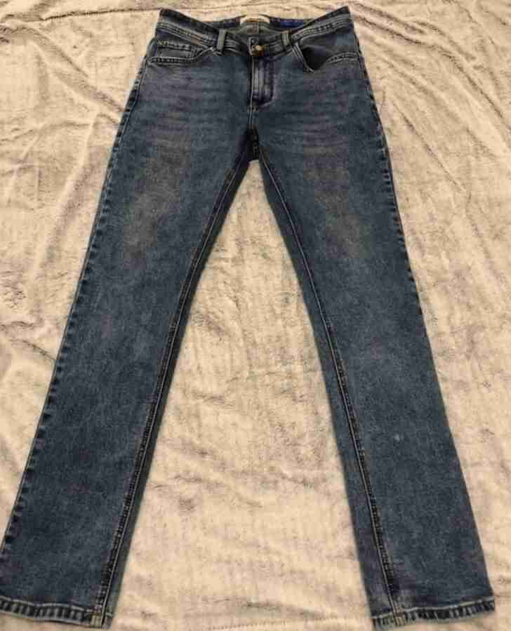 Jeans azul recto