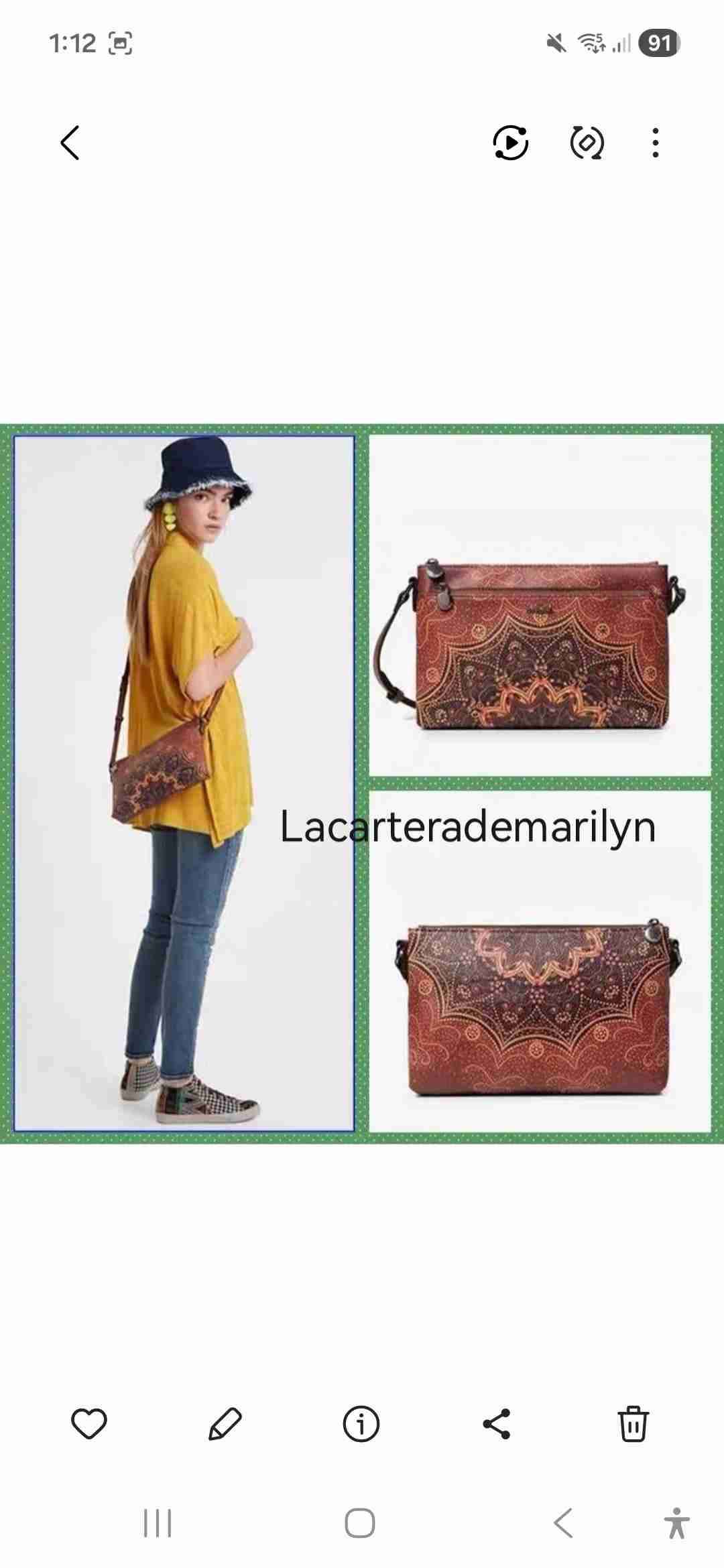 Cartera crossbody Desigual - miniatura 5