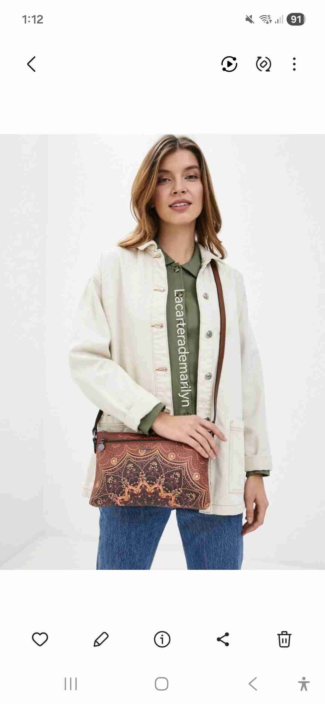 Cartera crossbody Desigual - miniatura 6