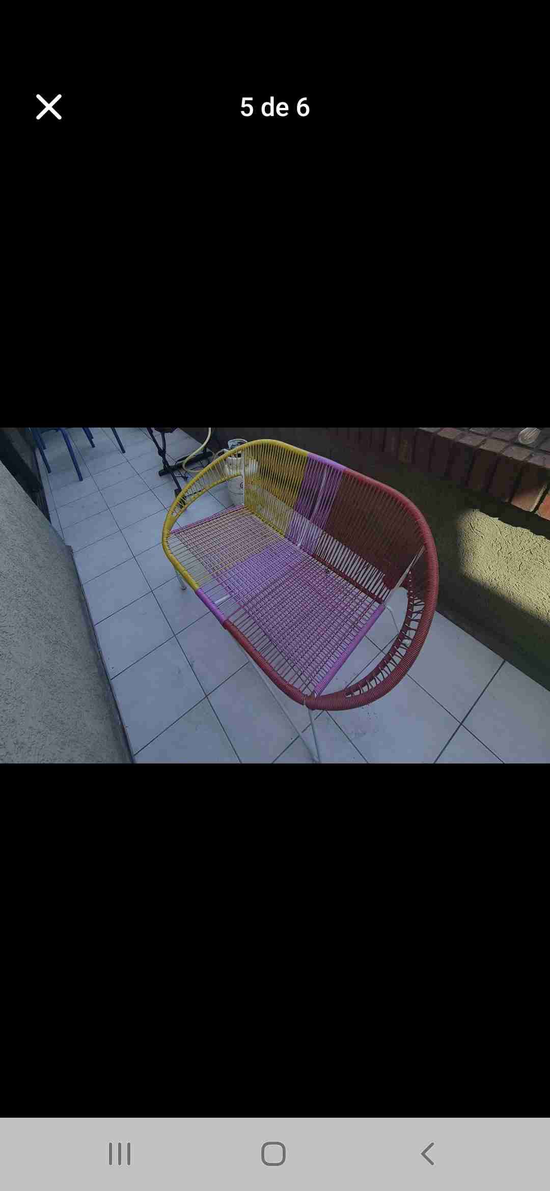 sofa de terraza estilo acapulco