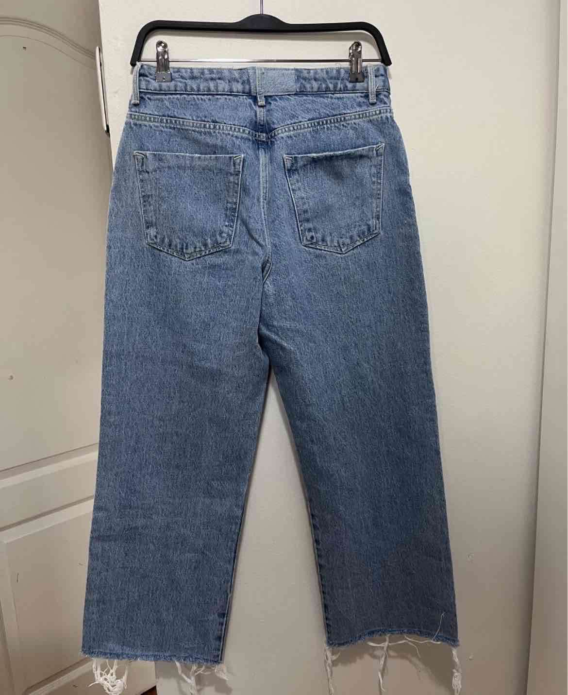 Jeans azules corte recto - 2