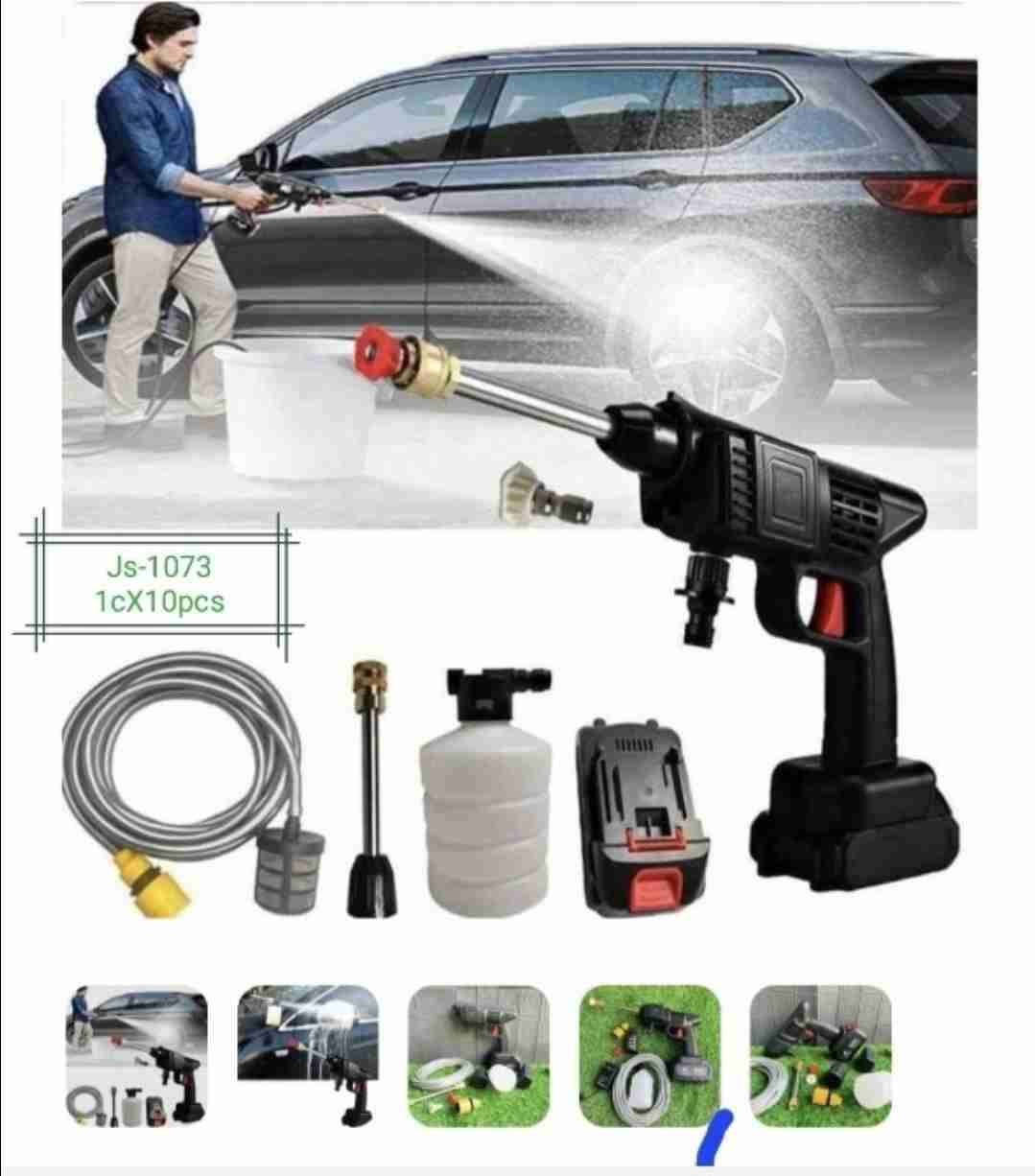 Hidrolavadora portátil a batería