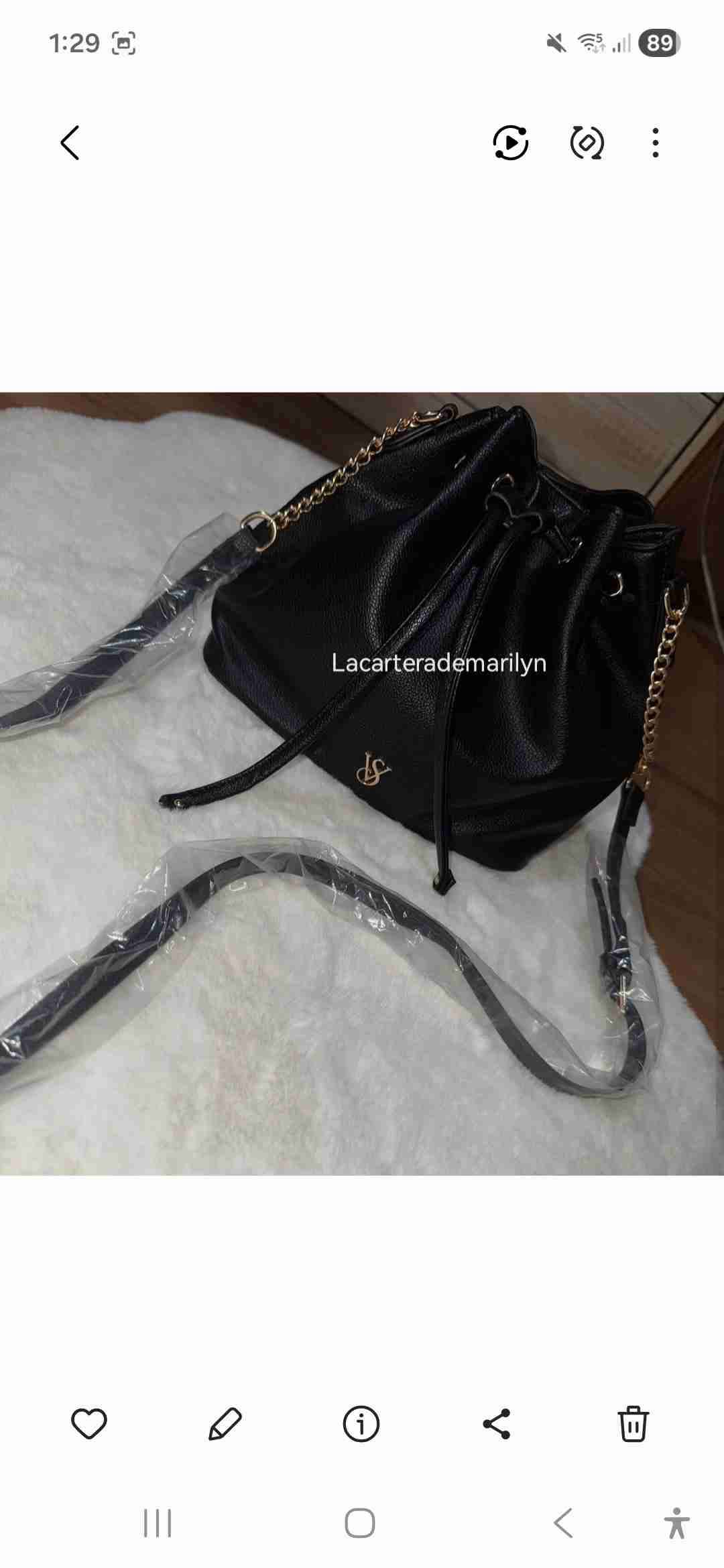 Bombonera bolso cartera victoria secret - miniatura 2