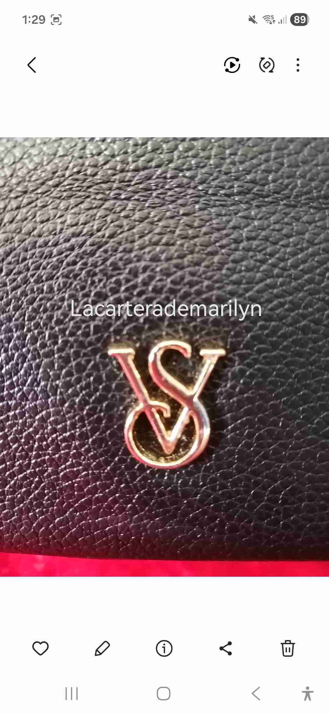 Bombonera bolso cartera victoria secret - miniatura 4