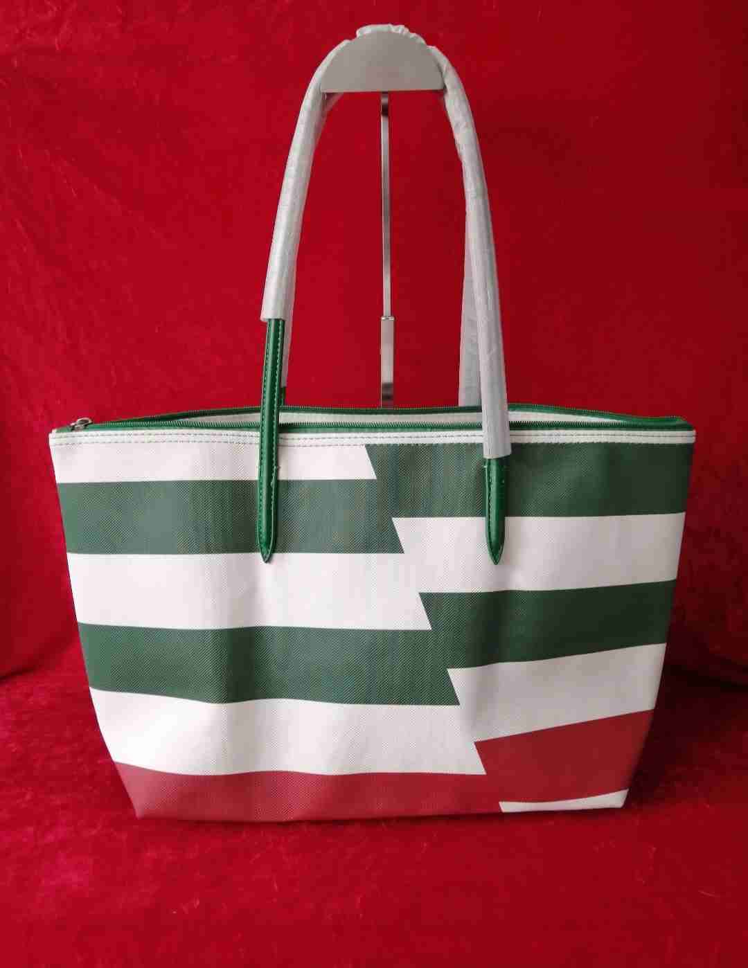 Bolso totebag Lacoste rayas - miniatura 2