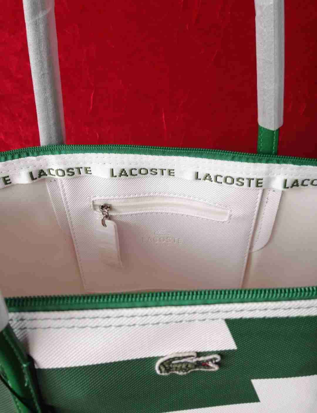 Bolso totebag Lacoste rayas - miniatura 4