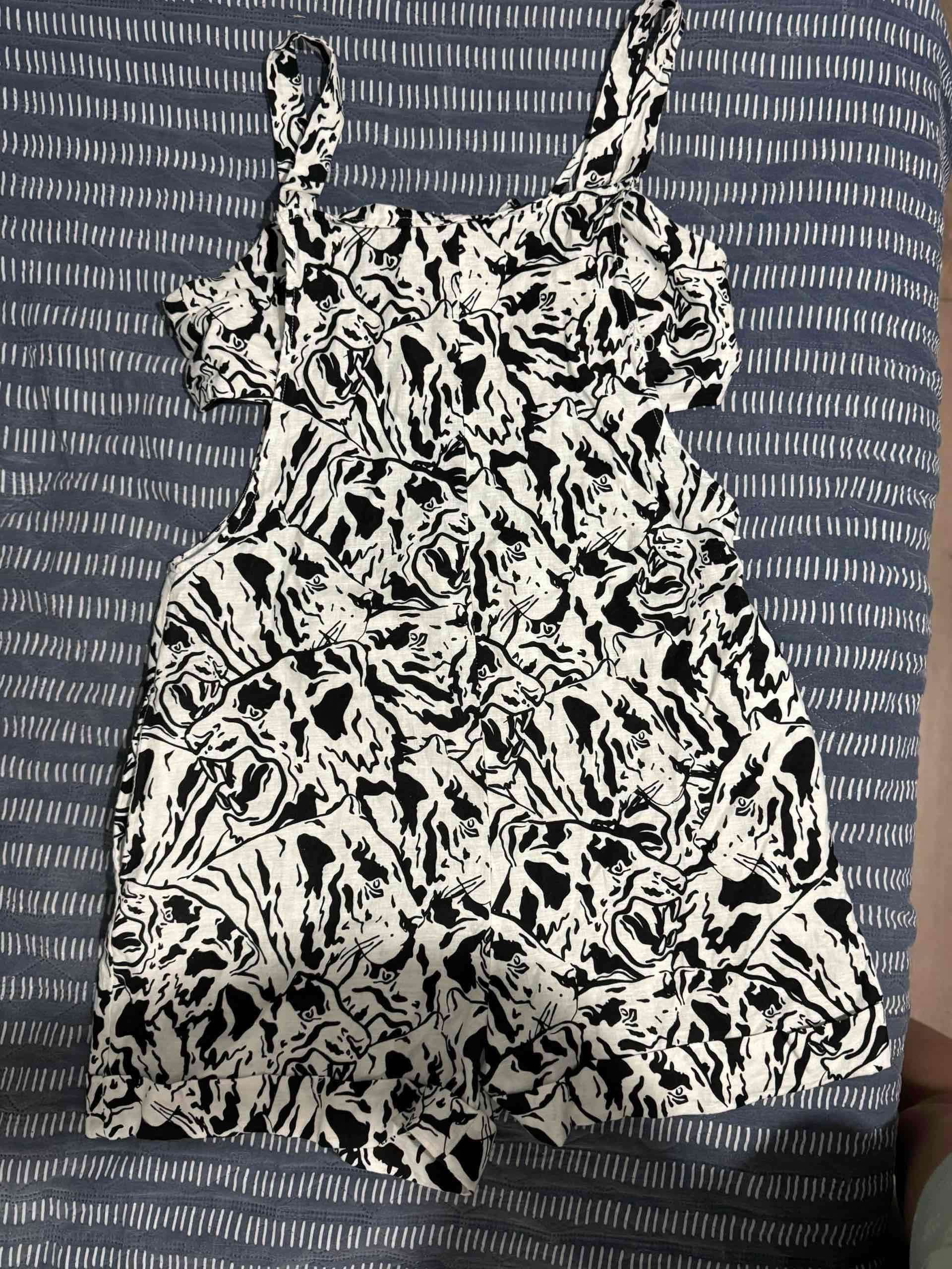 Vestido estampado animal print