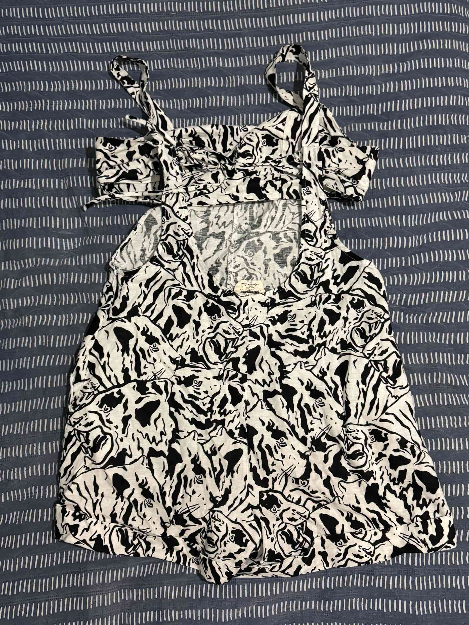 Vestido estampado animal print - miniatura 3