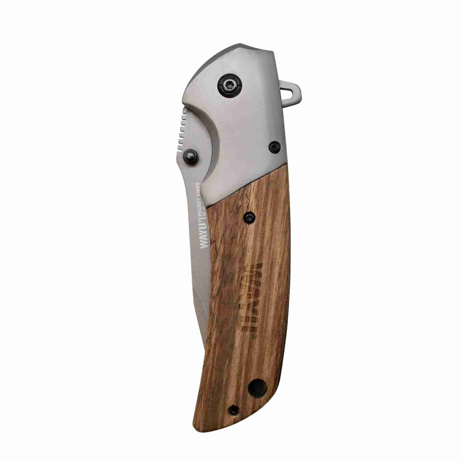Cuchillo plegable de madera navaja wayu - miniatura 2