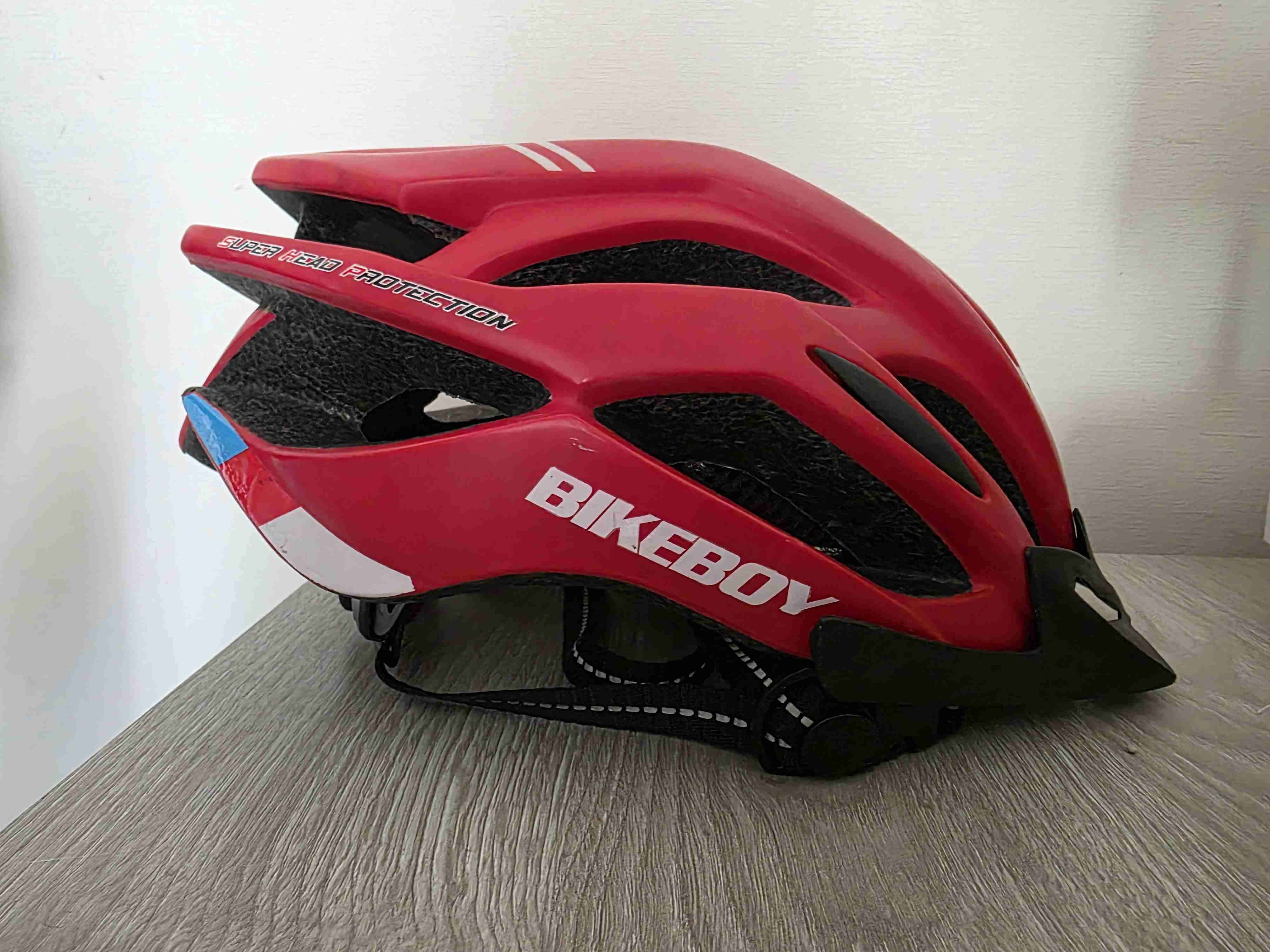 Casco bicicleta Bikeboy rojo - miniatura 2