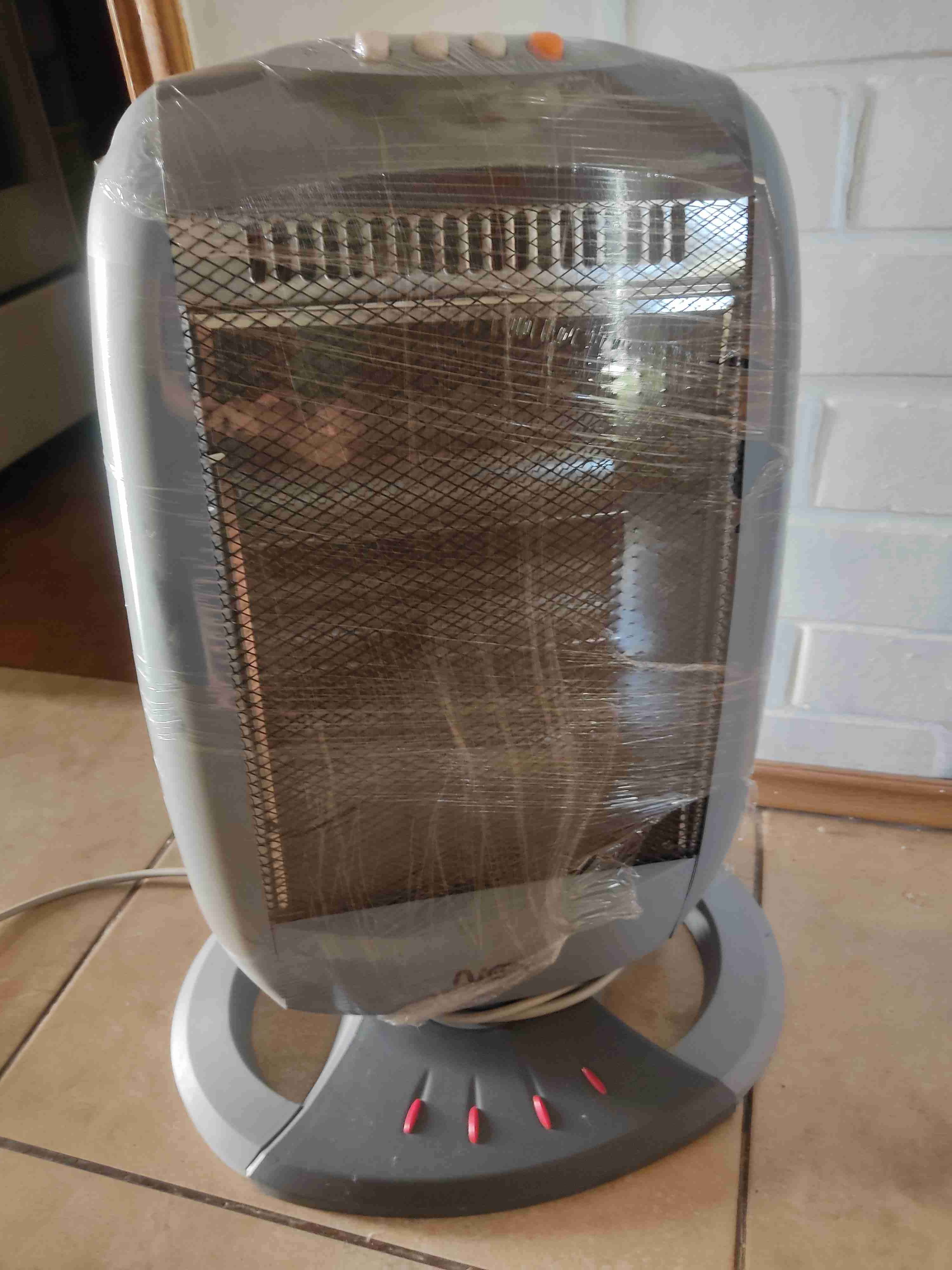 Calefactor halógeno gris