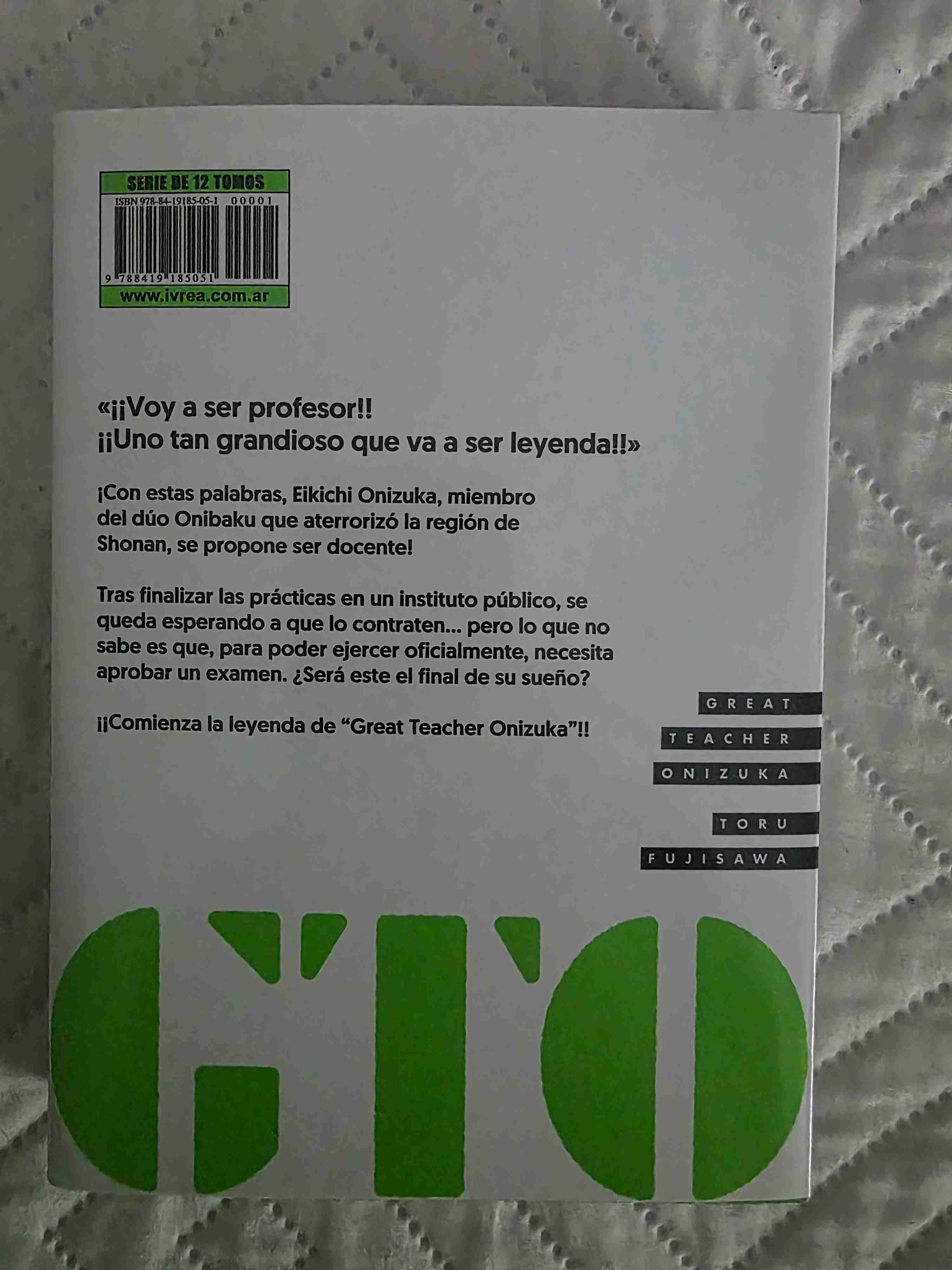 Manga Great Teacher Onizuka Vol. 01 - miniatura 2