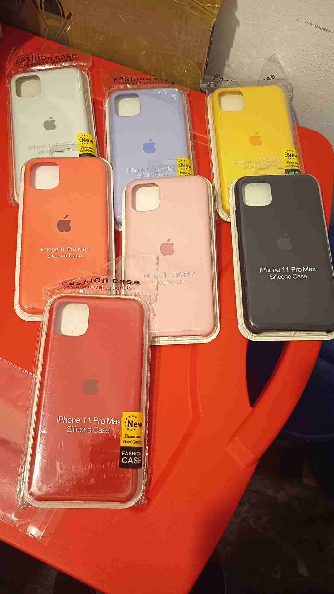 Carcasas de silicona para iPhone 11 Pro Max