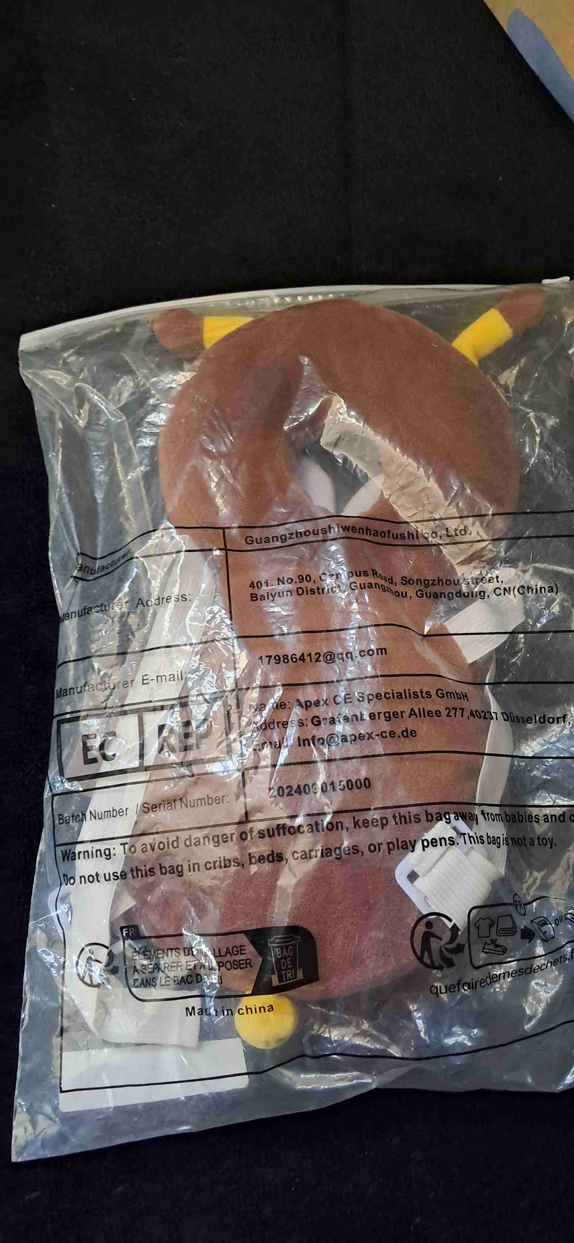 Peluche para bebé nuevo