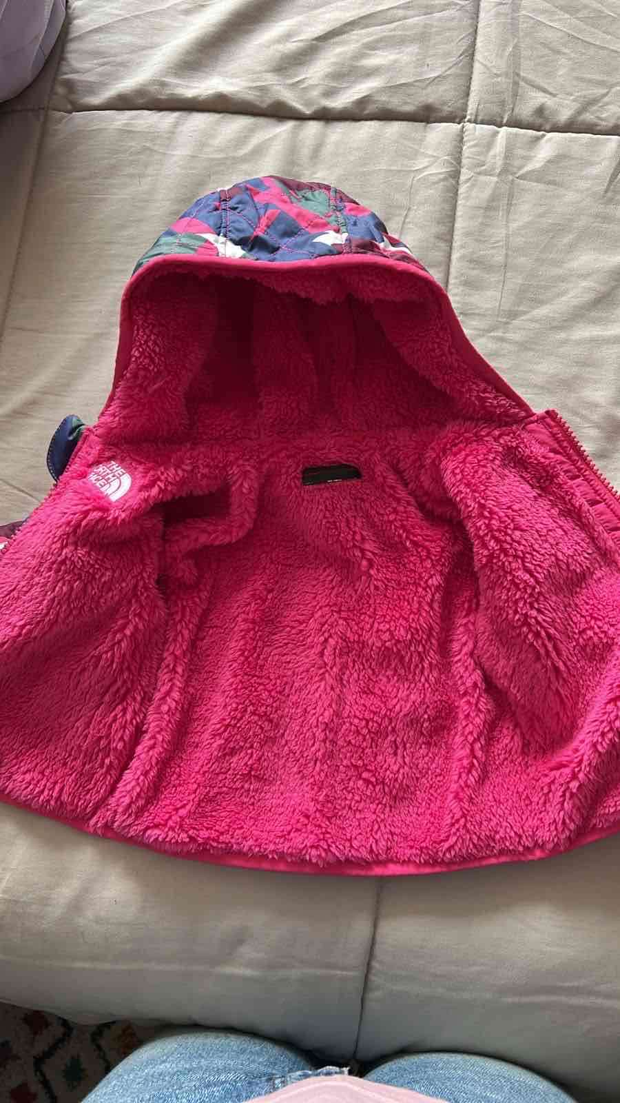 Parka infantil colorida north face