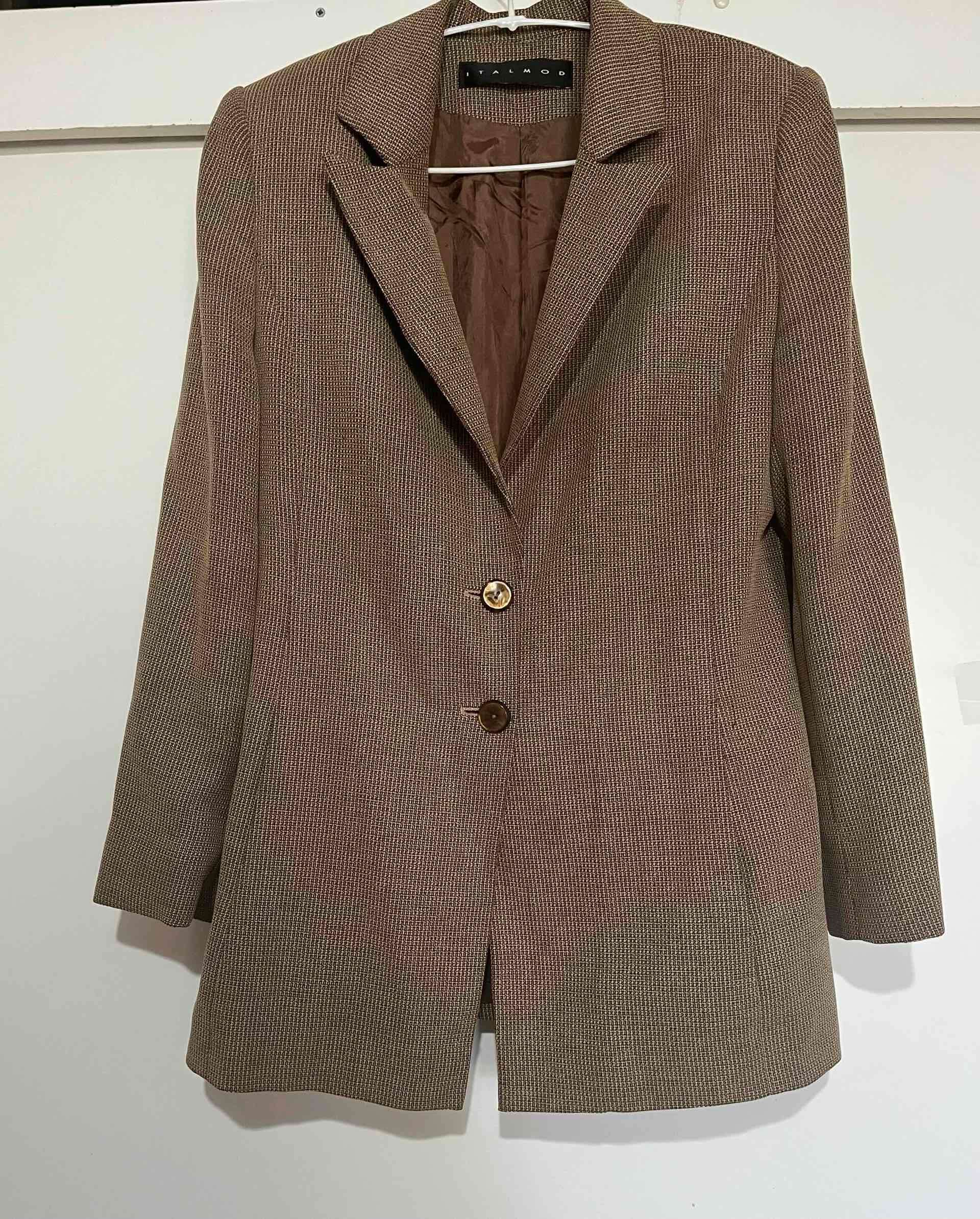 Blazer café elegante