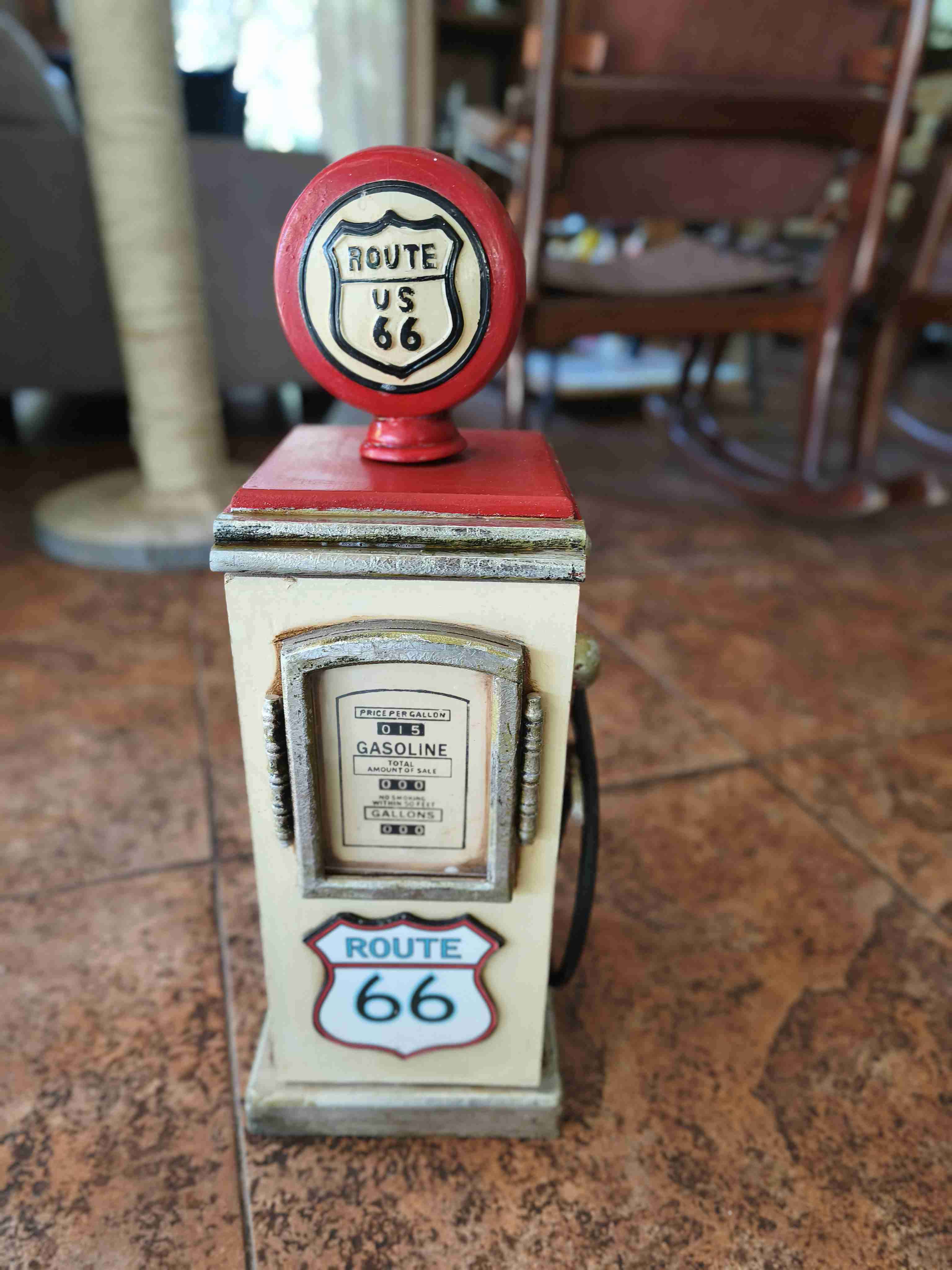 Decoración surtidor Route 66 + cártel de Gasolina - miniatura 2