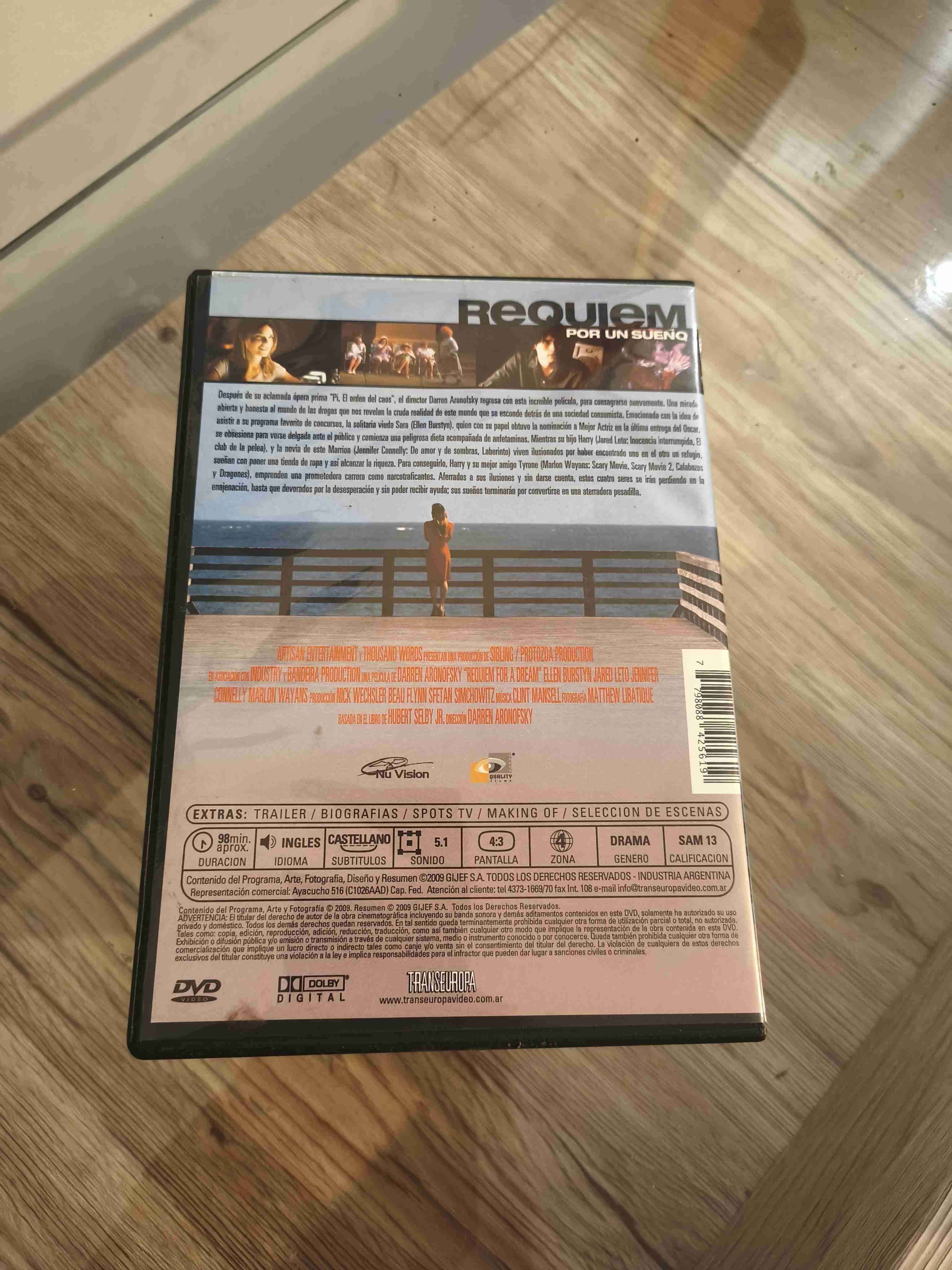 DVD Réquiem por un sueño - 2