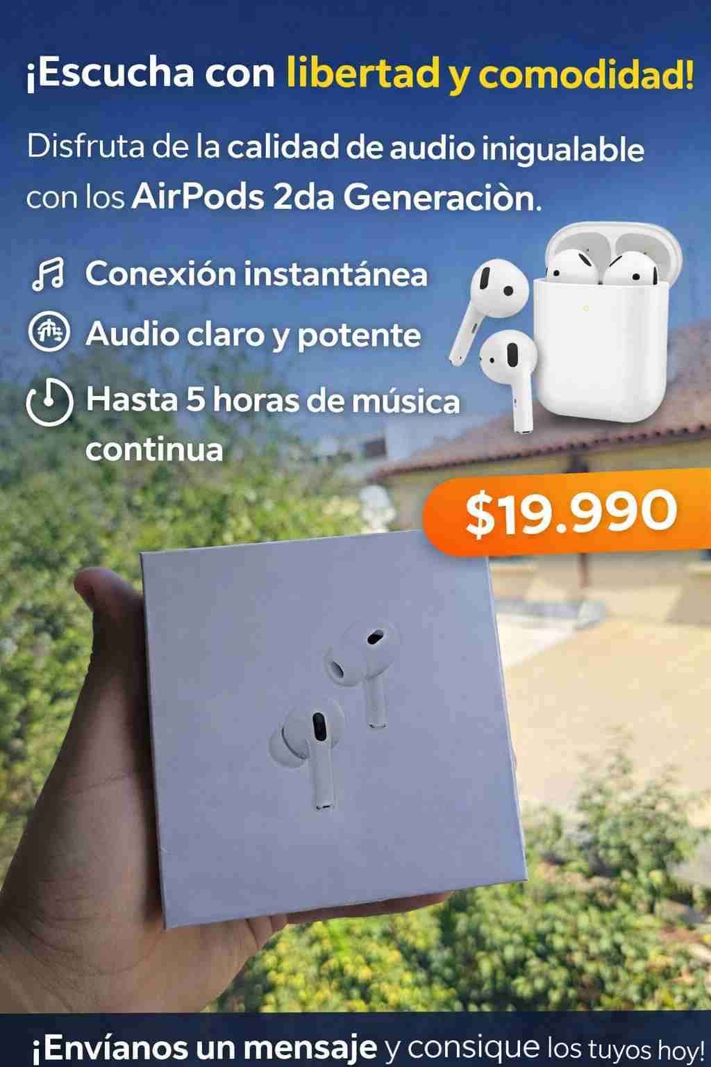 AirPods 2da Generación nuevos
