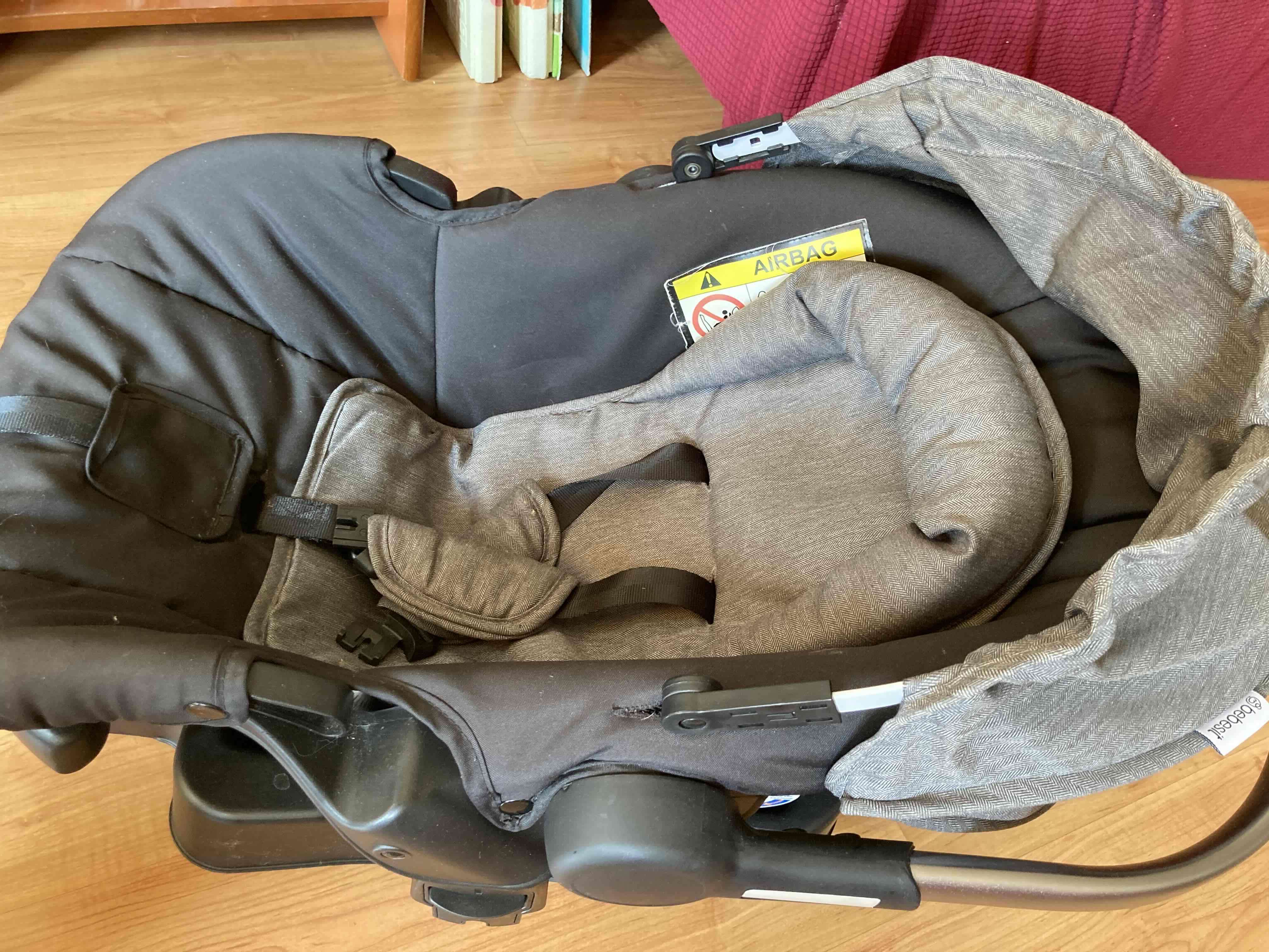 Coche de bebé gris oscuro - miniatura 3