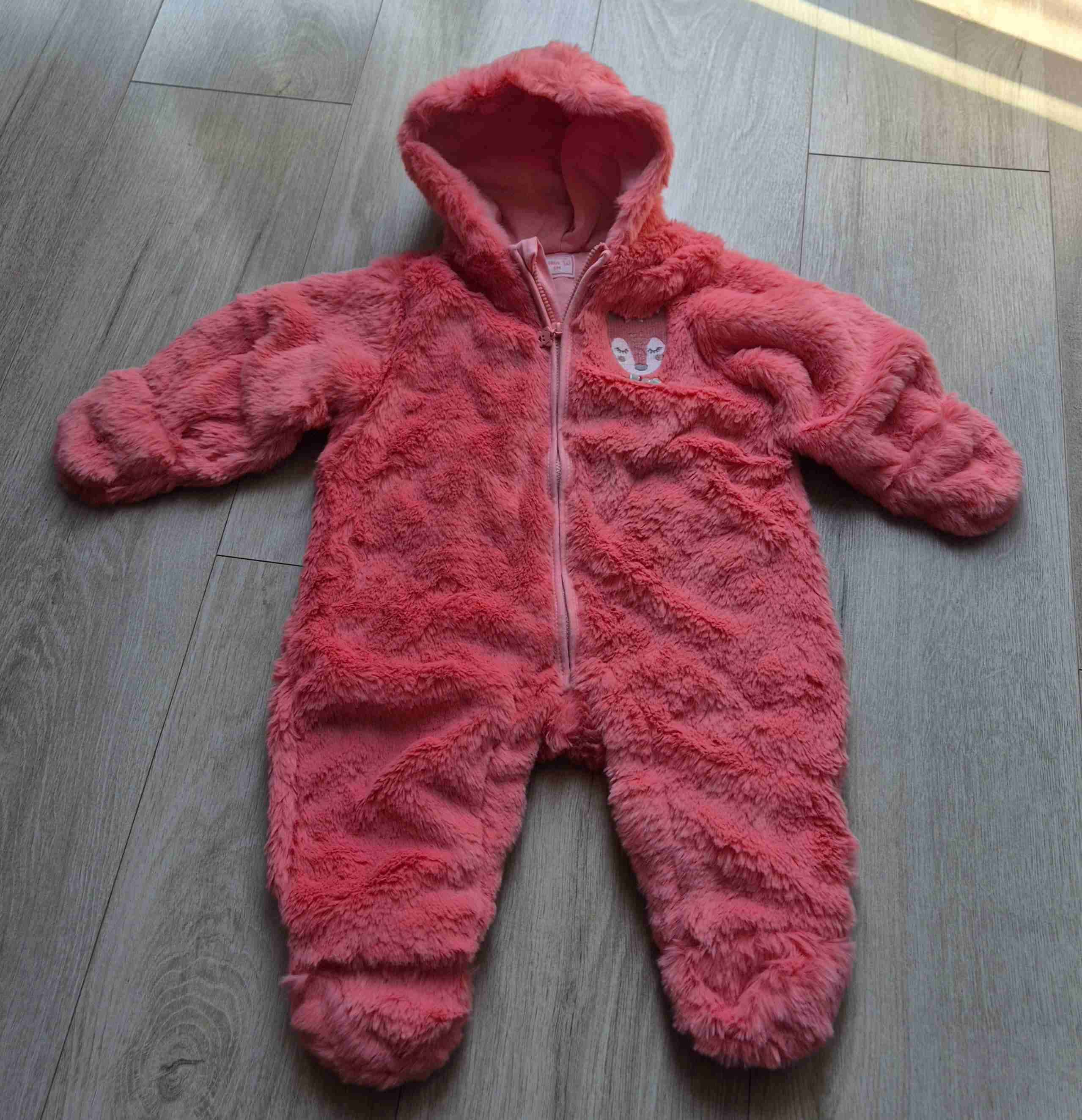 Enterito de peluche Rosa Pillin 6M