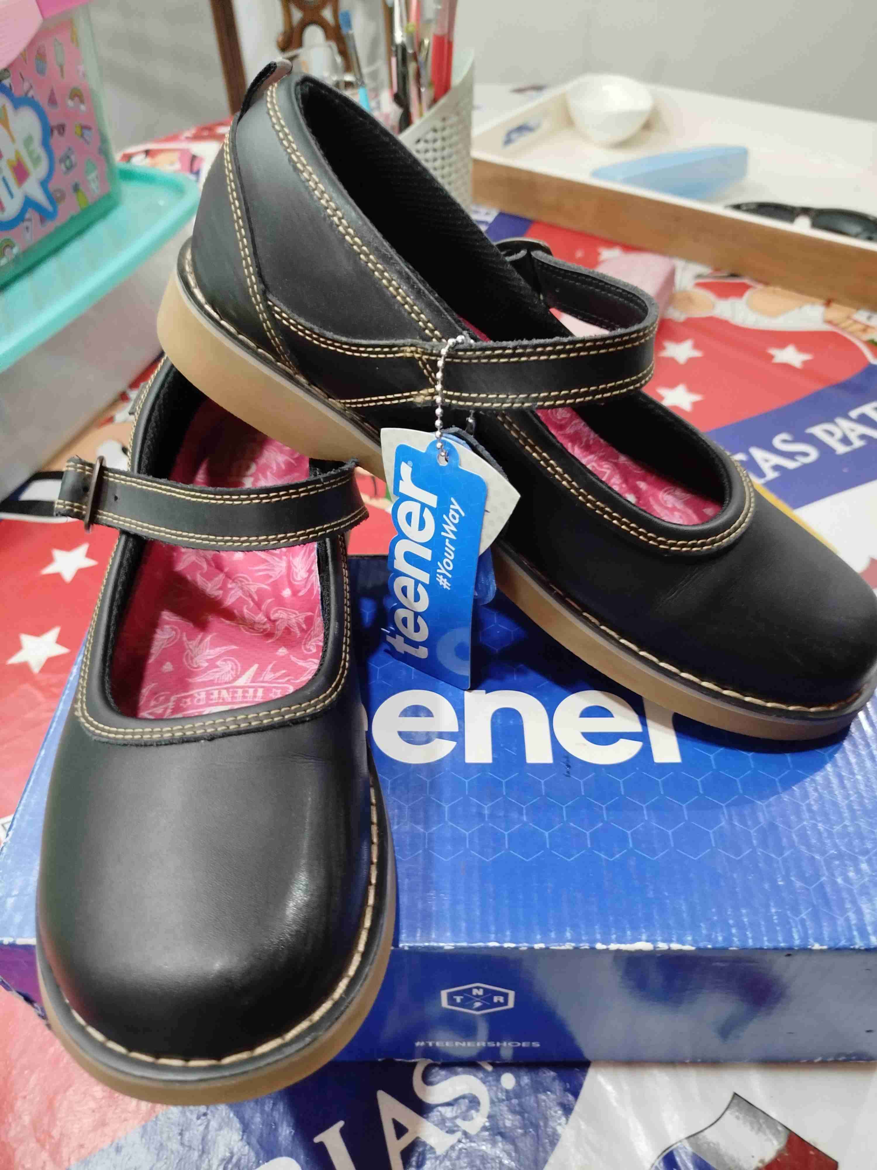 Zapatos escolares negros Teener