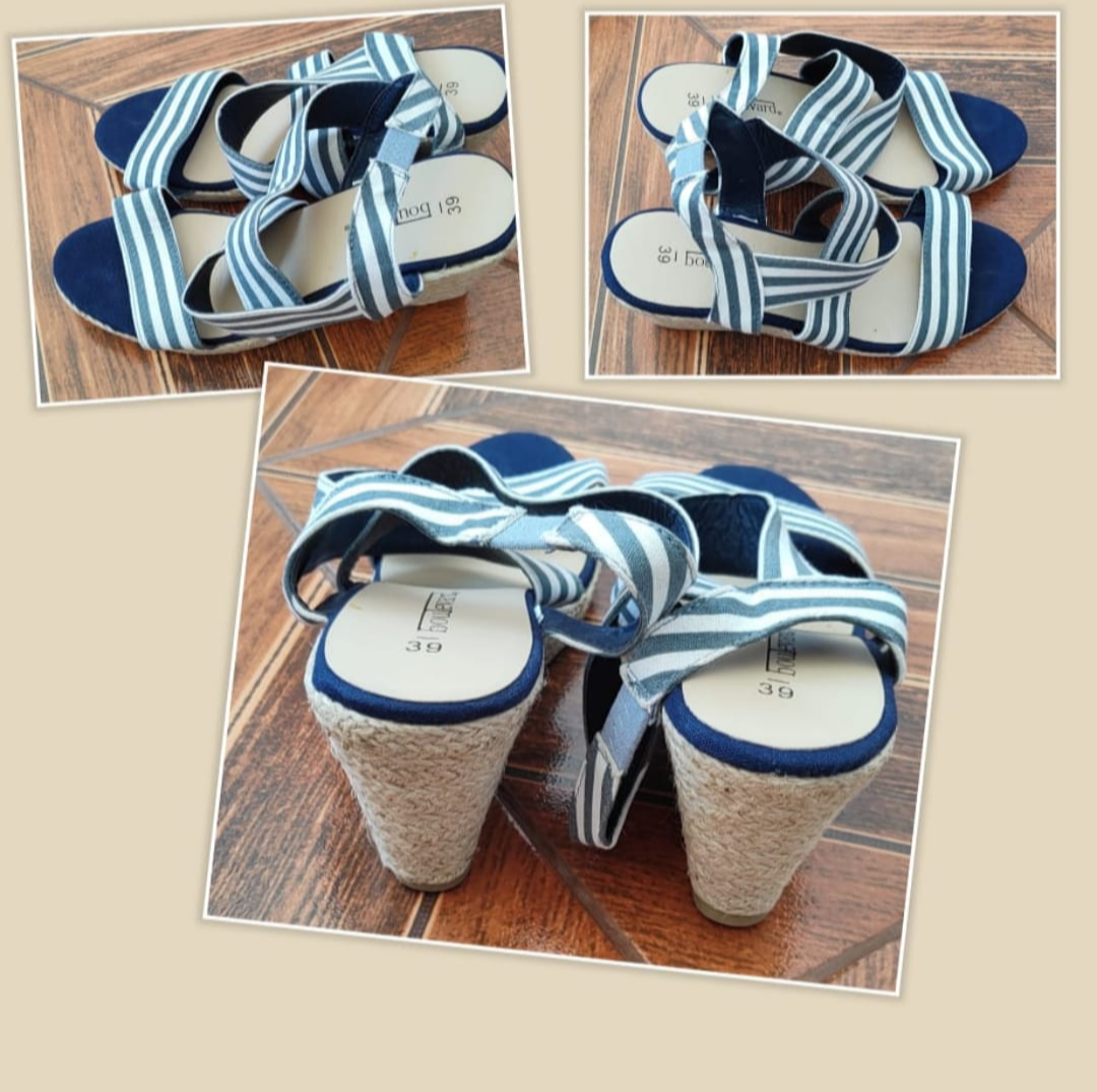 Sandalias Boulevard con Plataforma –Estilo Náutico