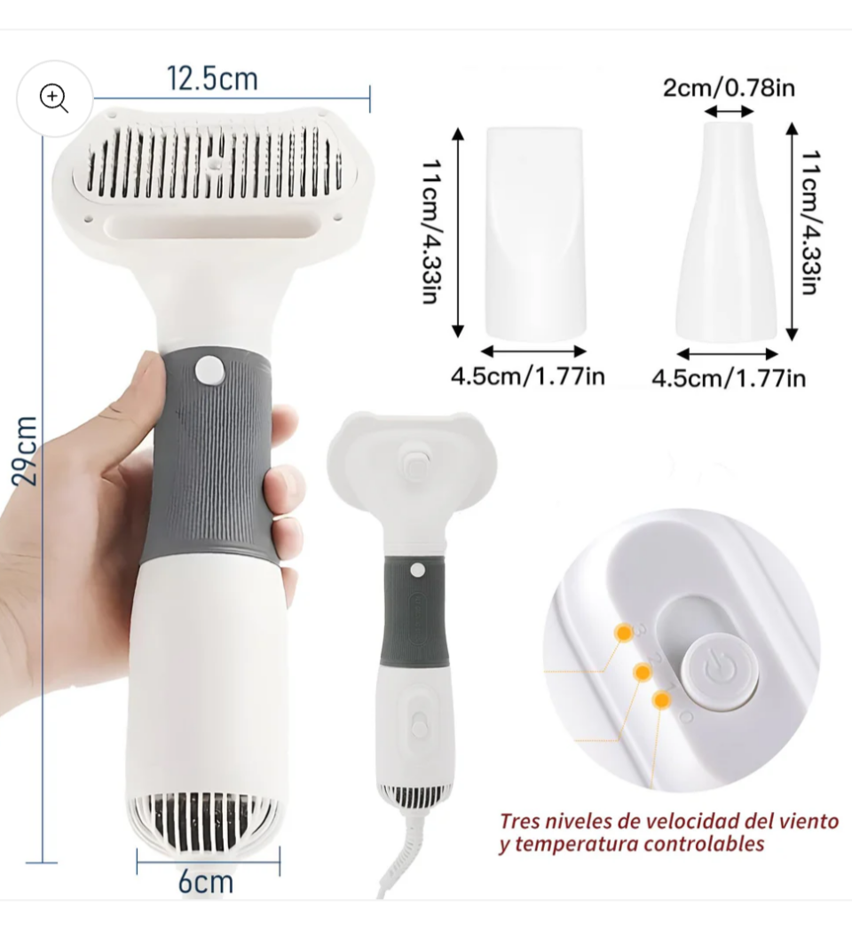 Secador de pelo para mascotas 3 en 1 - miniatura 2